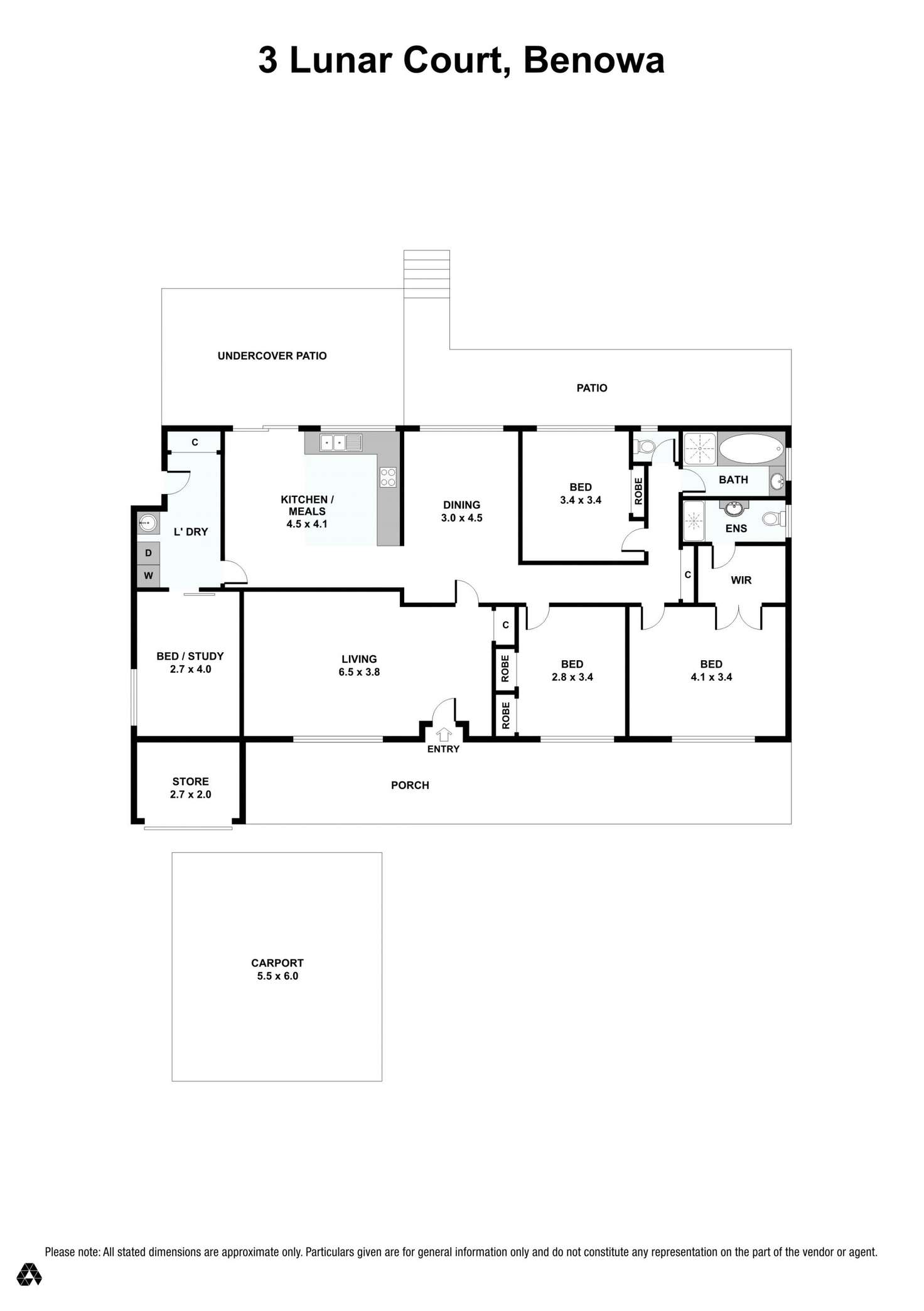 Floorplan of Homely house listing, 3 Lunar Court, Benowa QLD 4217