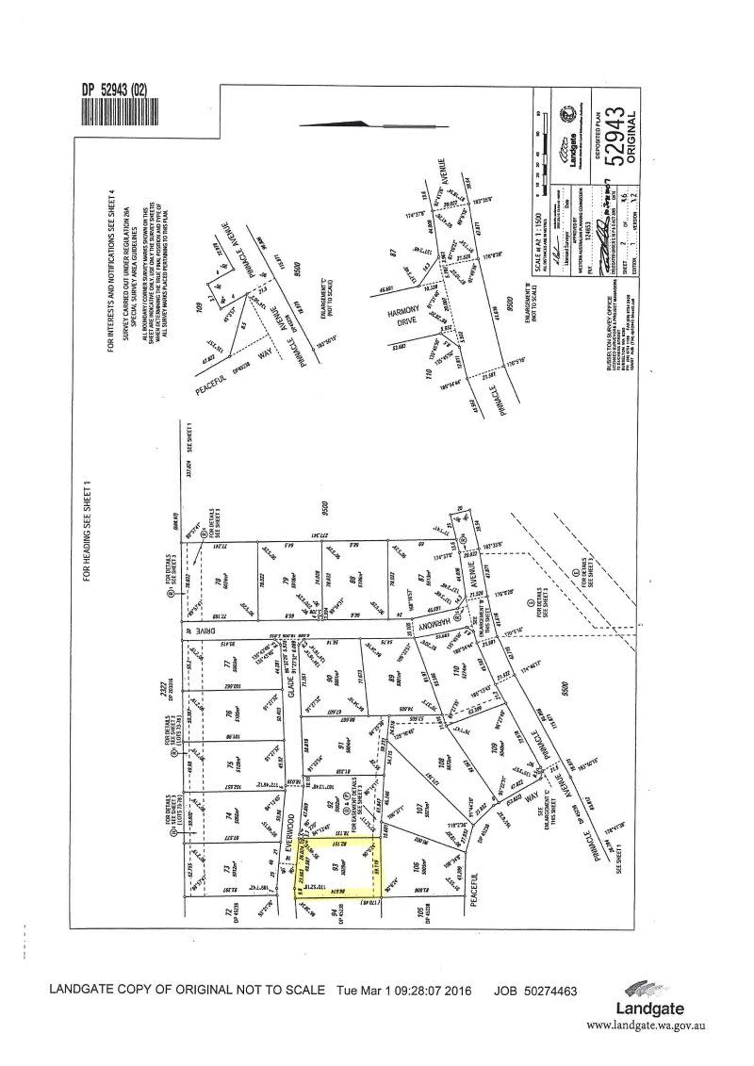 Floorplan of Homely residentialLand listing, 72 Everwood Glade, Ambergate WA 6280