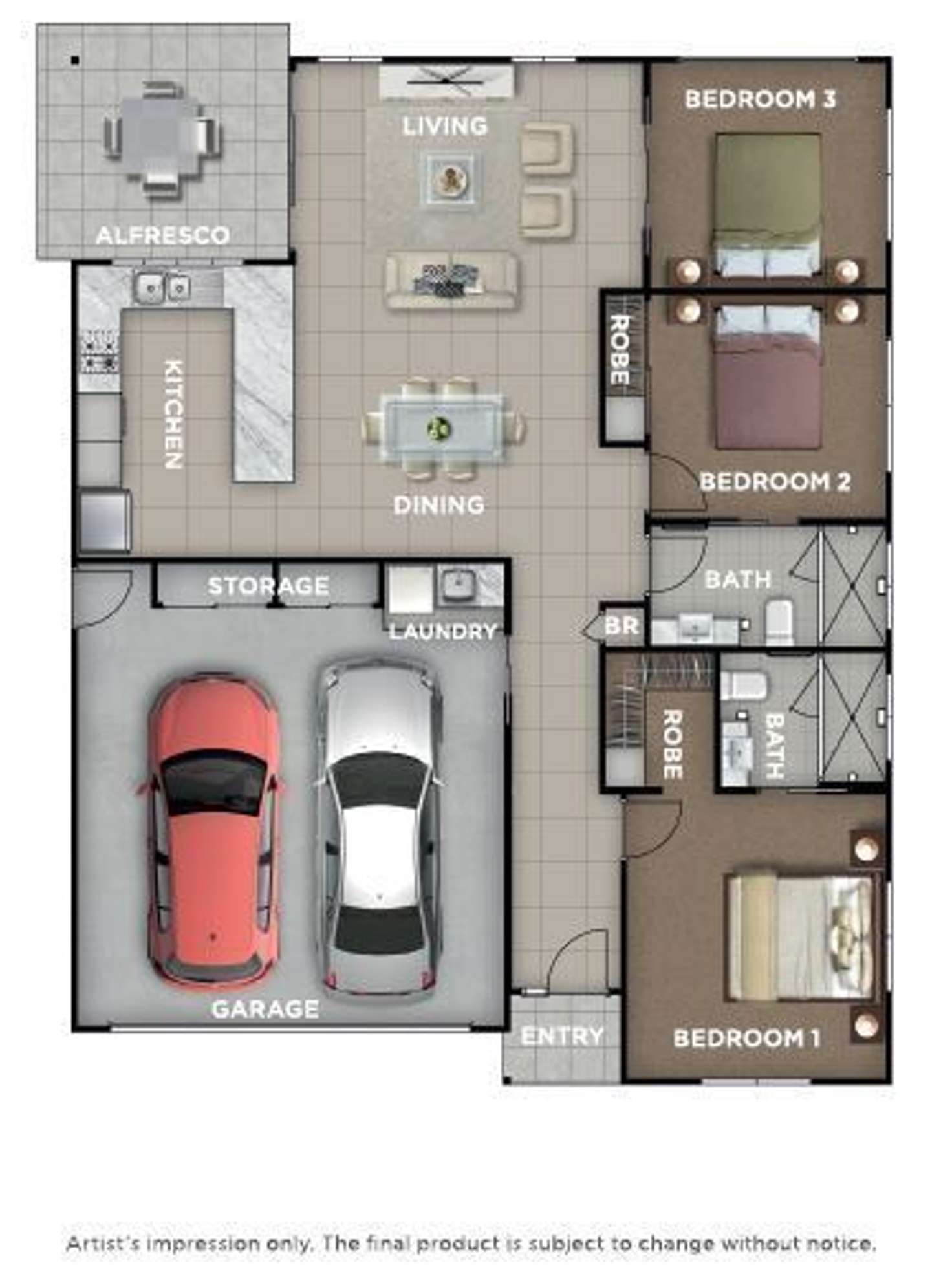 Floorplan of Homely house listing, 125/41 Radke Road, Bethania QLD 4205