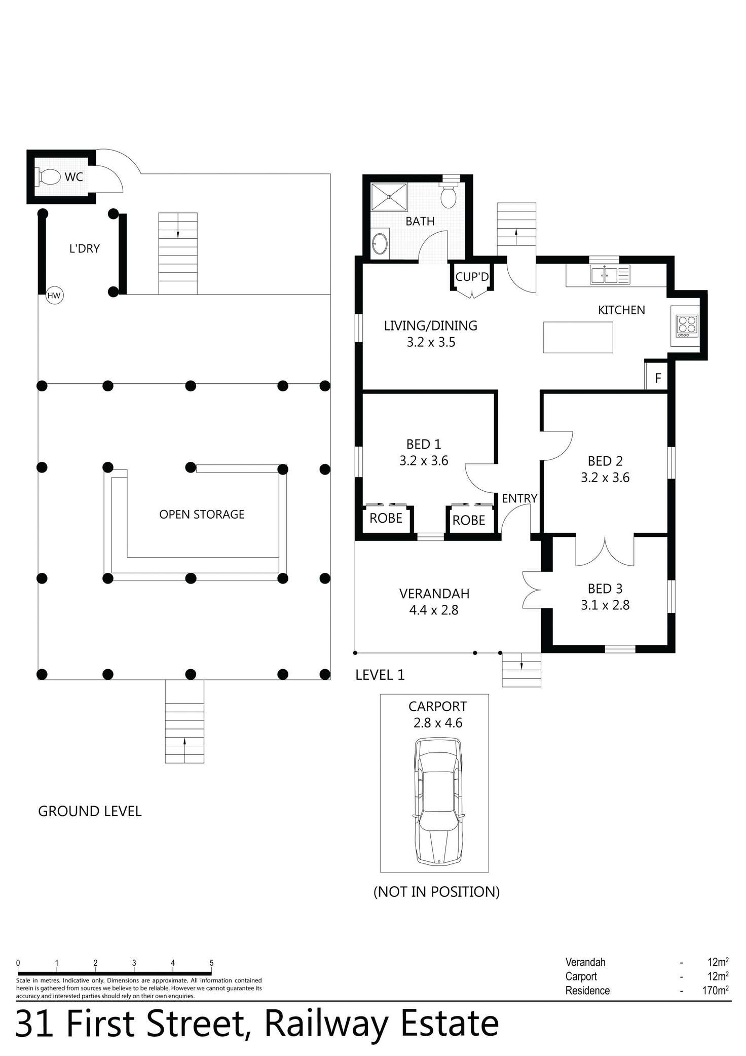 Floorplan of Homely house listing, 31 First Street, Railway Estate QLD 4810