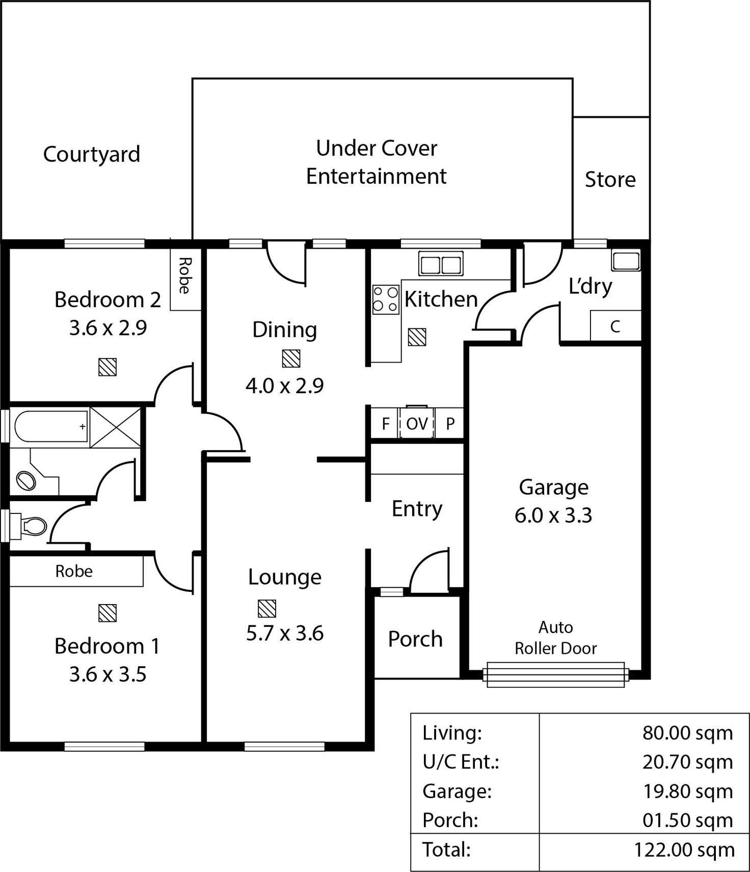 Floorplan of Homely unit listing, 2/21-23 Battams Road, Royston Park SA 5070