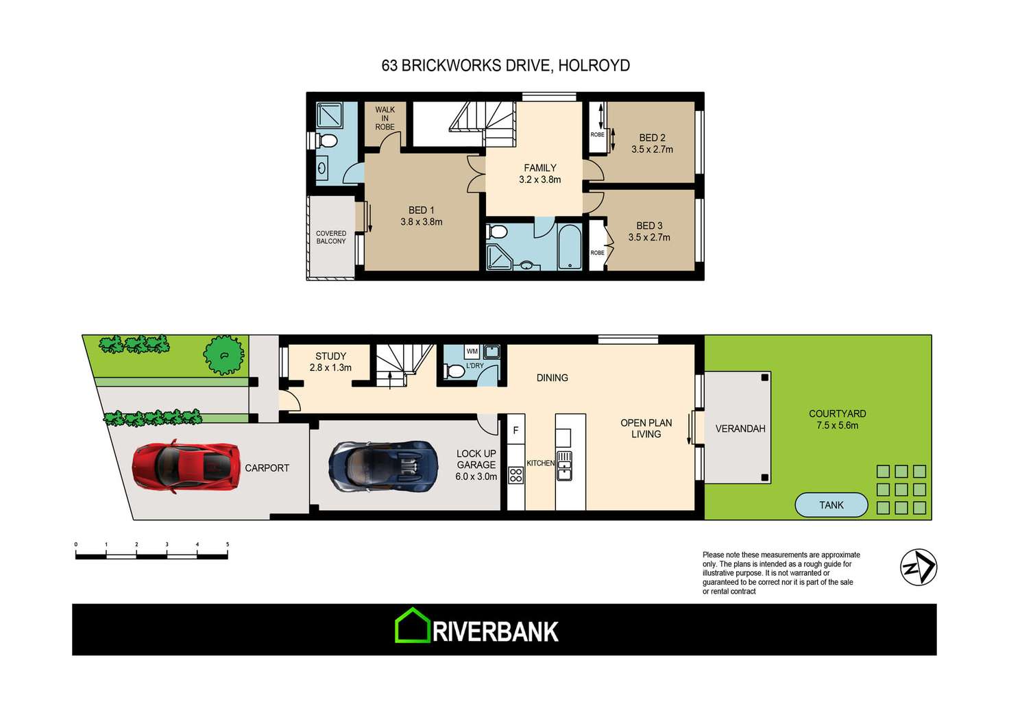 Floorplan of Homely house listing, 63 Brickworks Drive, Holroyd NSW 2142