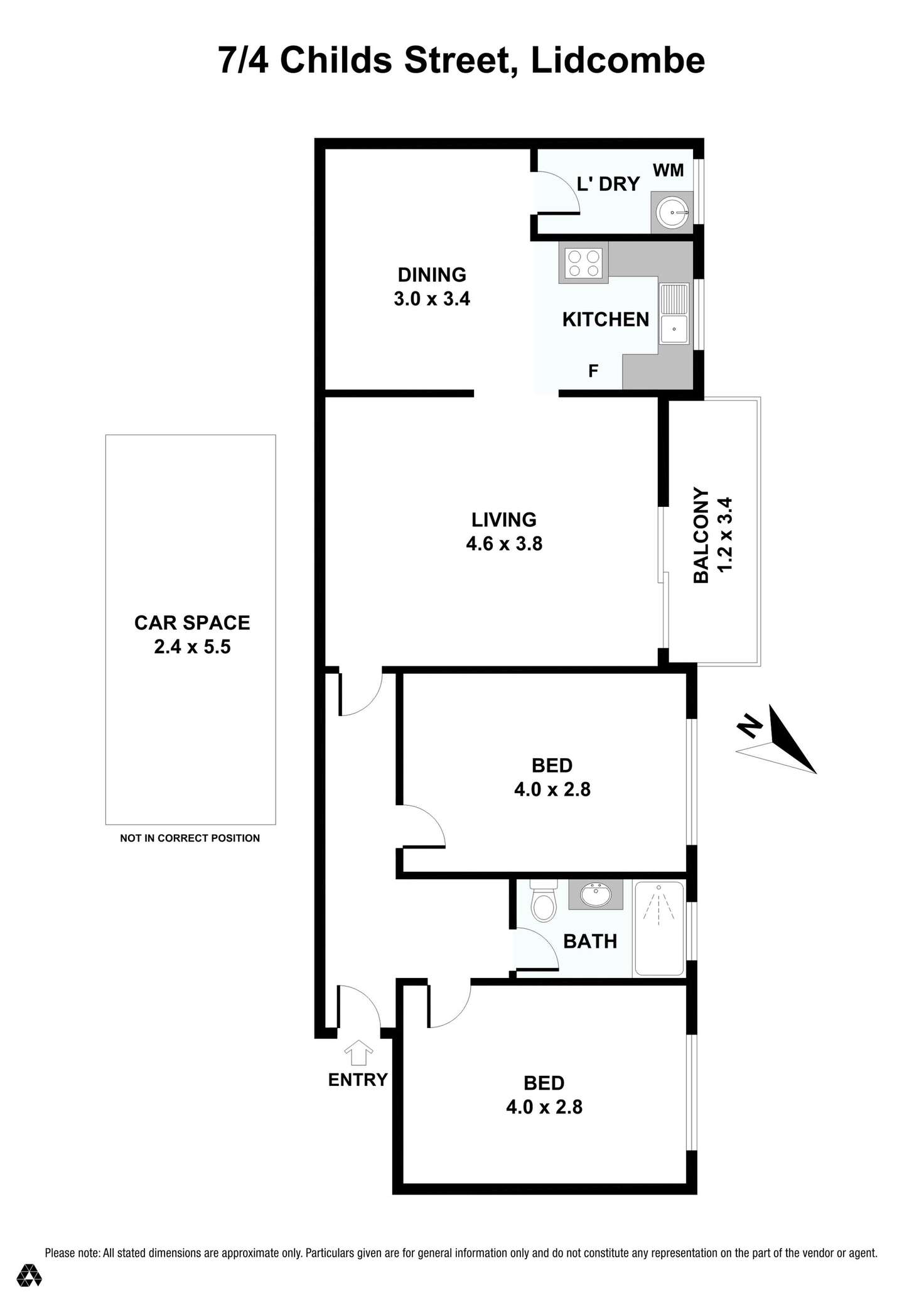 Floorplan of Homely unit listing, 7/4 Childs Street,, Lidcombe NSW 2141