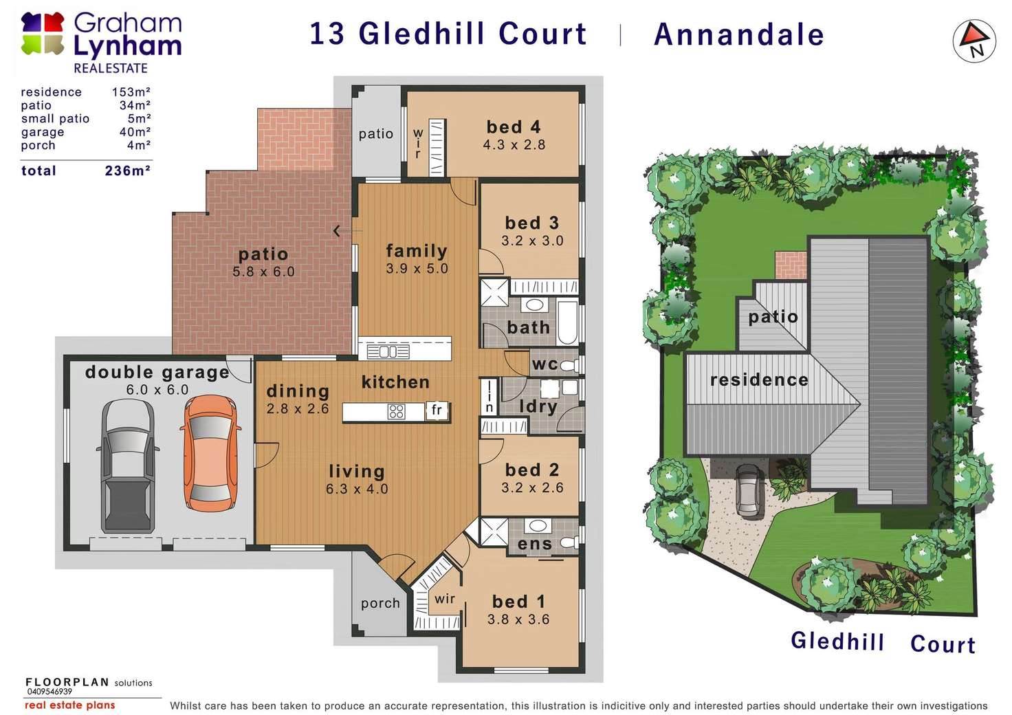 Floorplan of Homely house listing, 13 Gledhill Court, Annandale QLD 4814
