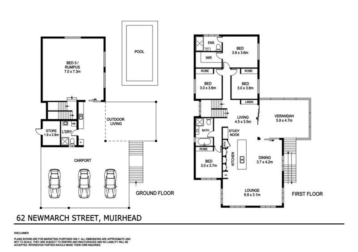 Floorplan of Homely house listing, 62 Newmarch St, Muirhead NT 810