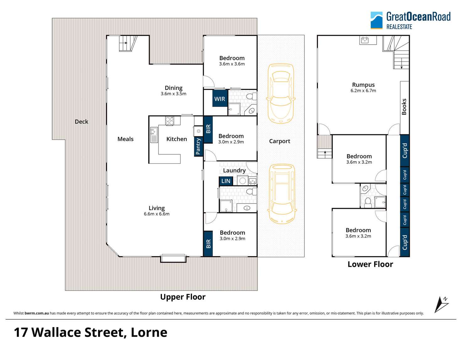 Floorplan of Homely house listing, 17-19 Wallace Street, Lorne VIC 3232