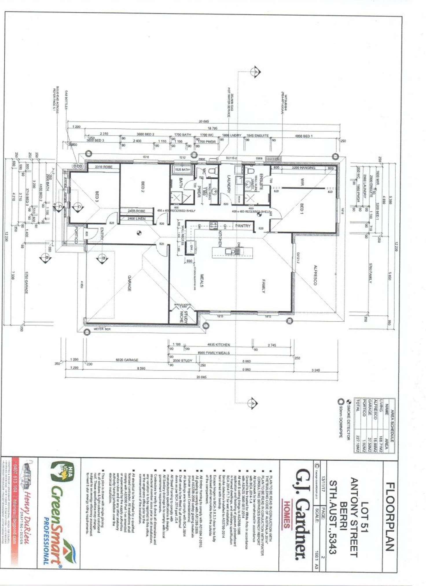 Floorplan of Homely house listing, 7 Antony St, Berri SA 5343