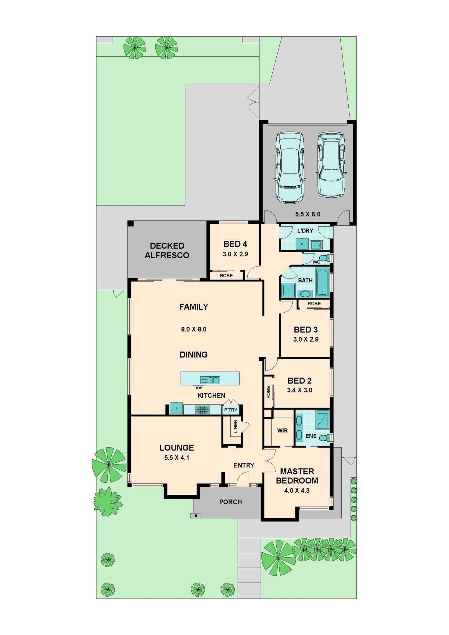 Floorplan of Homely house listing, 23 Lithgow Street, Beveridge VIC 3753