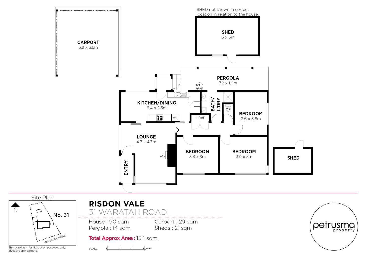 Floorplan of Homely house listing, 31 Waratah Road, Risdon Vale TAS 7016