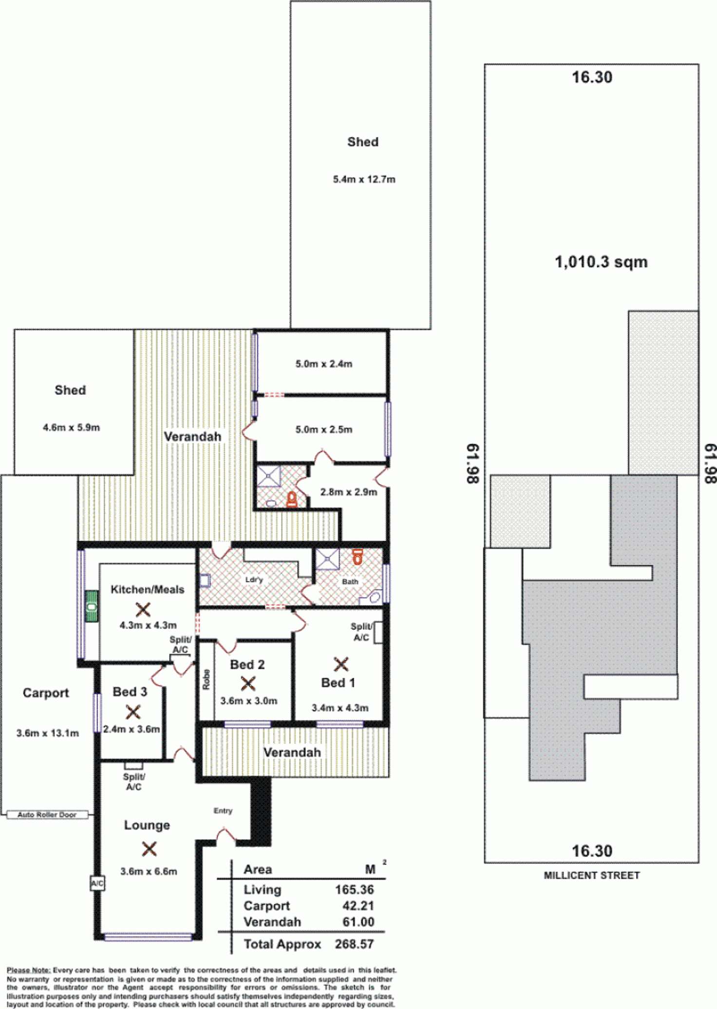 Floorplan of Homely house listing, 18 Millicent Street, Athol Park SA 5012