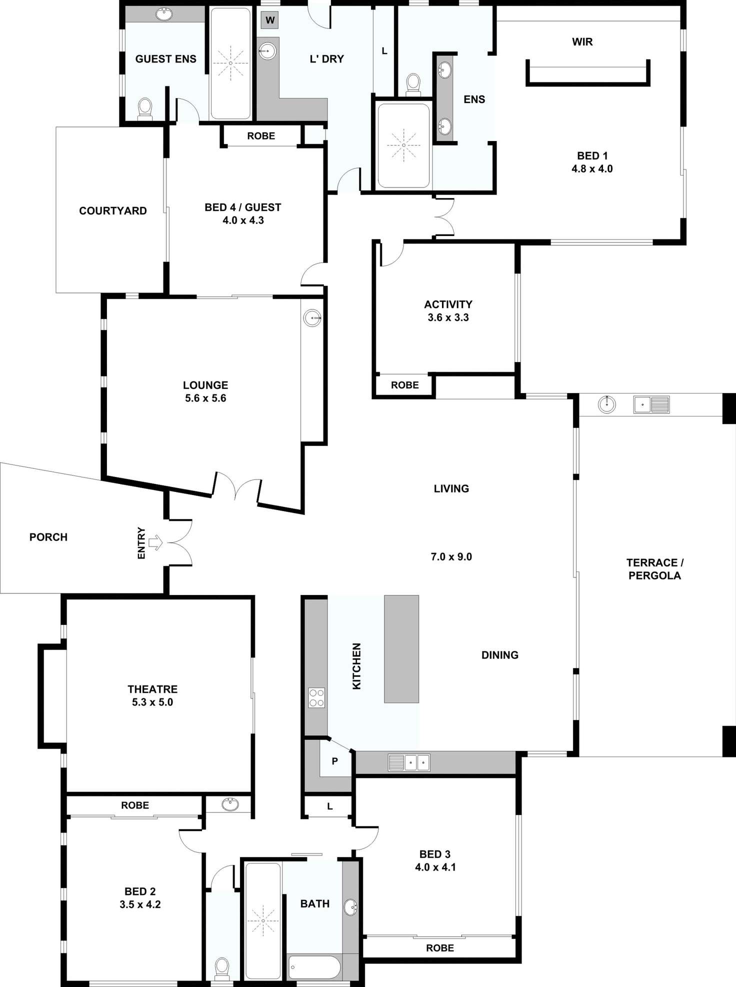 Floorplan of Homely house listing, 15 Jack Holt Place, Mount Crosby QLD 4306