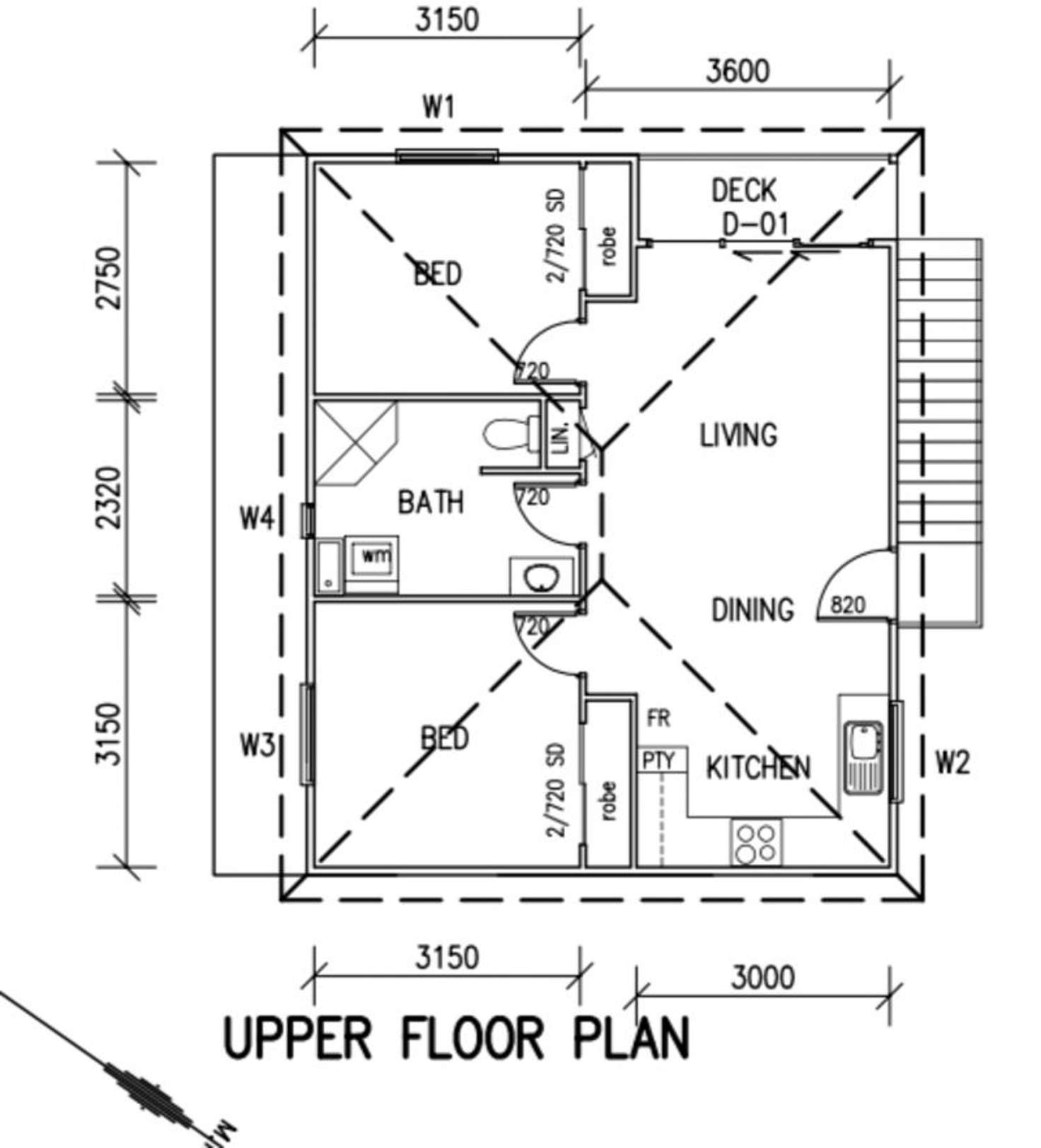 Floorplan of Homely unit listing, 86A Broadmeadow Rd, Broadmeadow NSW 2292
