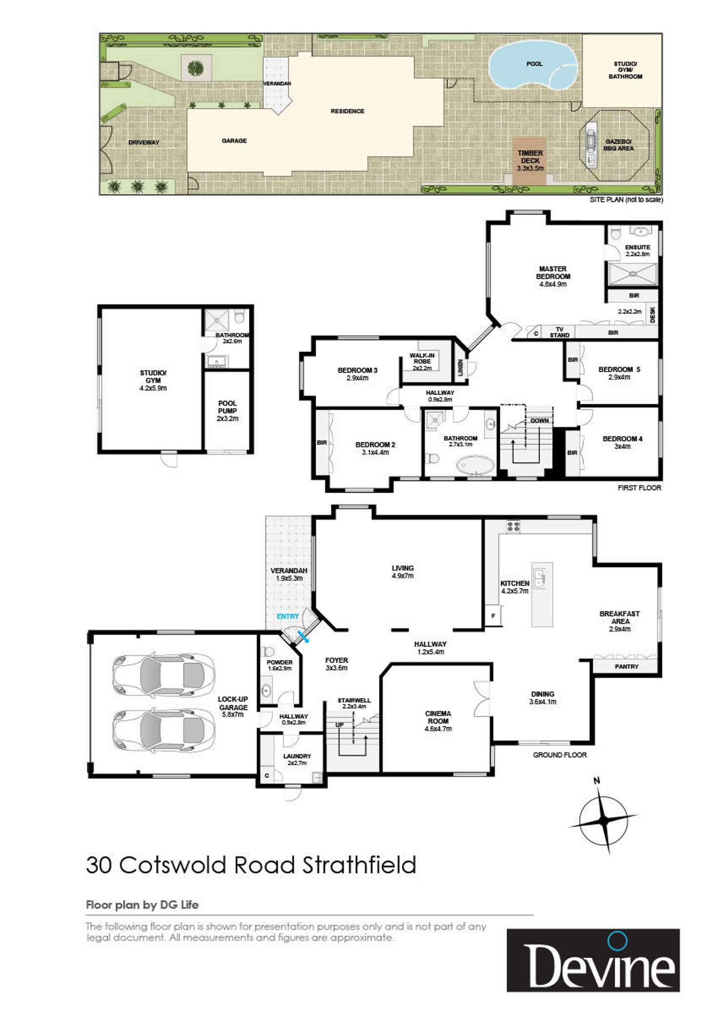 Floorplan of Homely house listing, 30 Cotswold Road, Strathfield NSW 2135