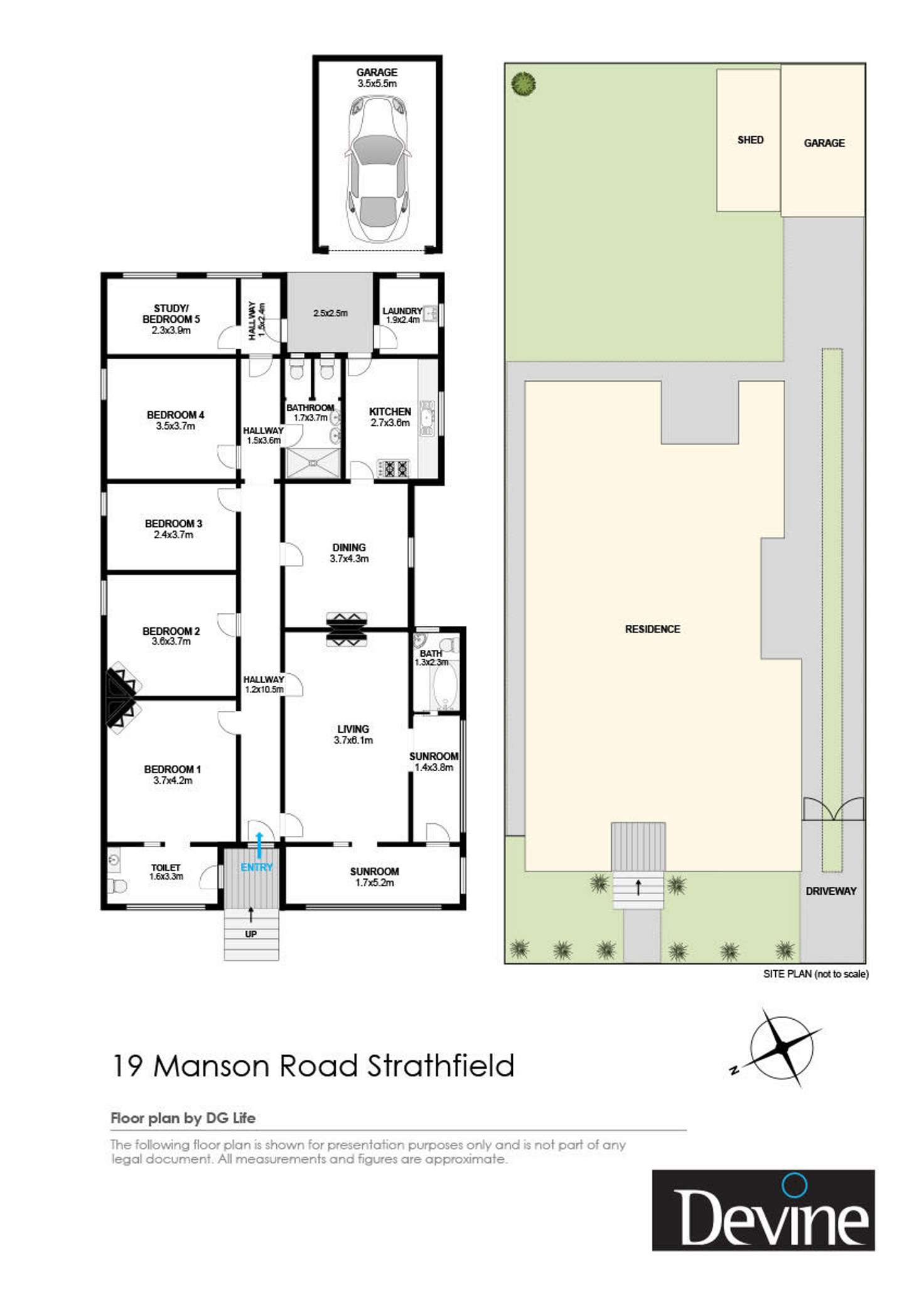 Floorplan of Homely house listing, 19 Manson Road, Strathfield NSW 2135