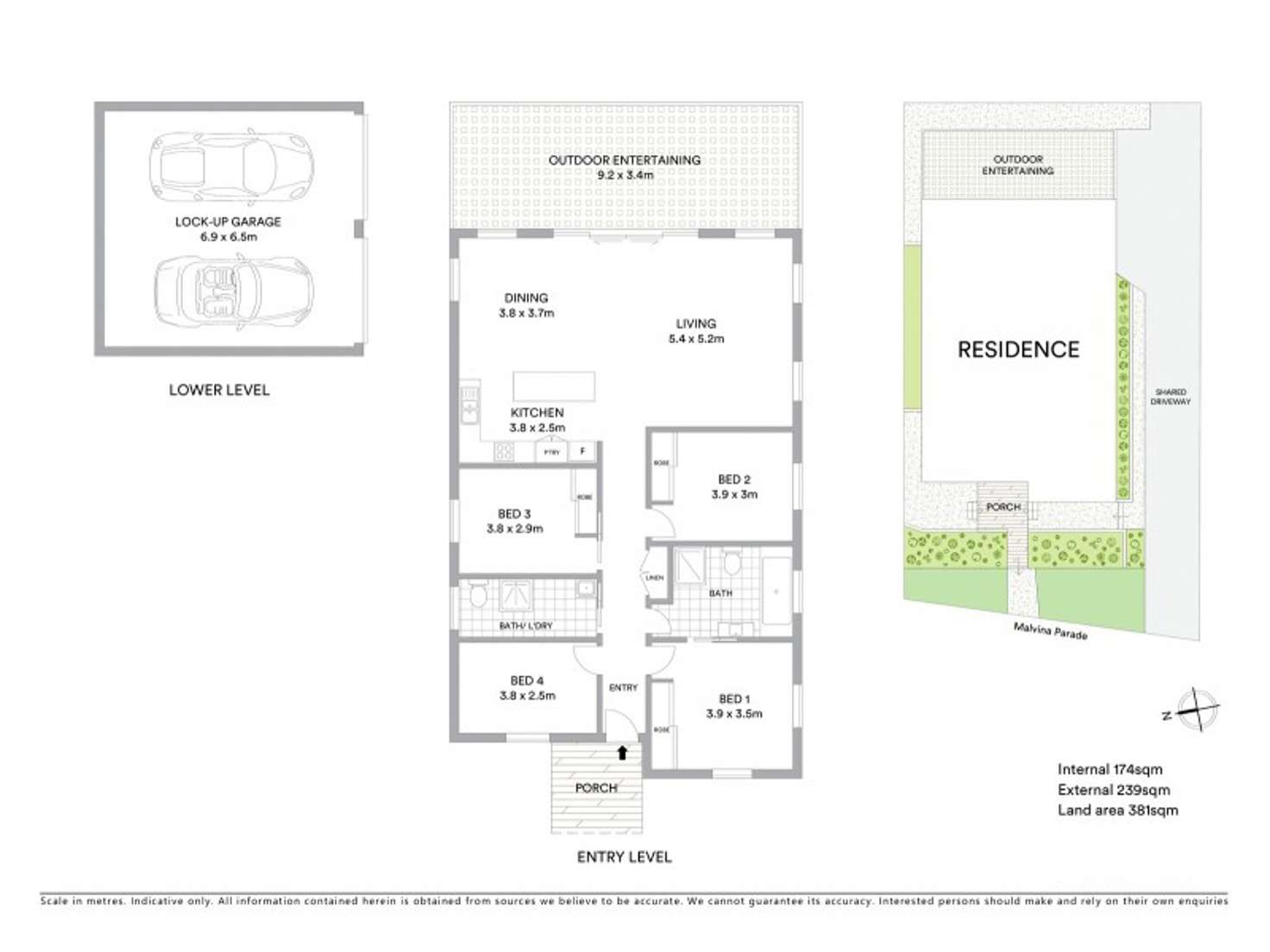 Floorplan of Homely house listing, 61A Malvina Pde, Lake Haven NSW 2263