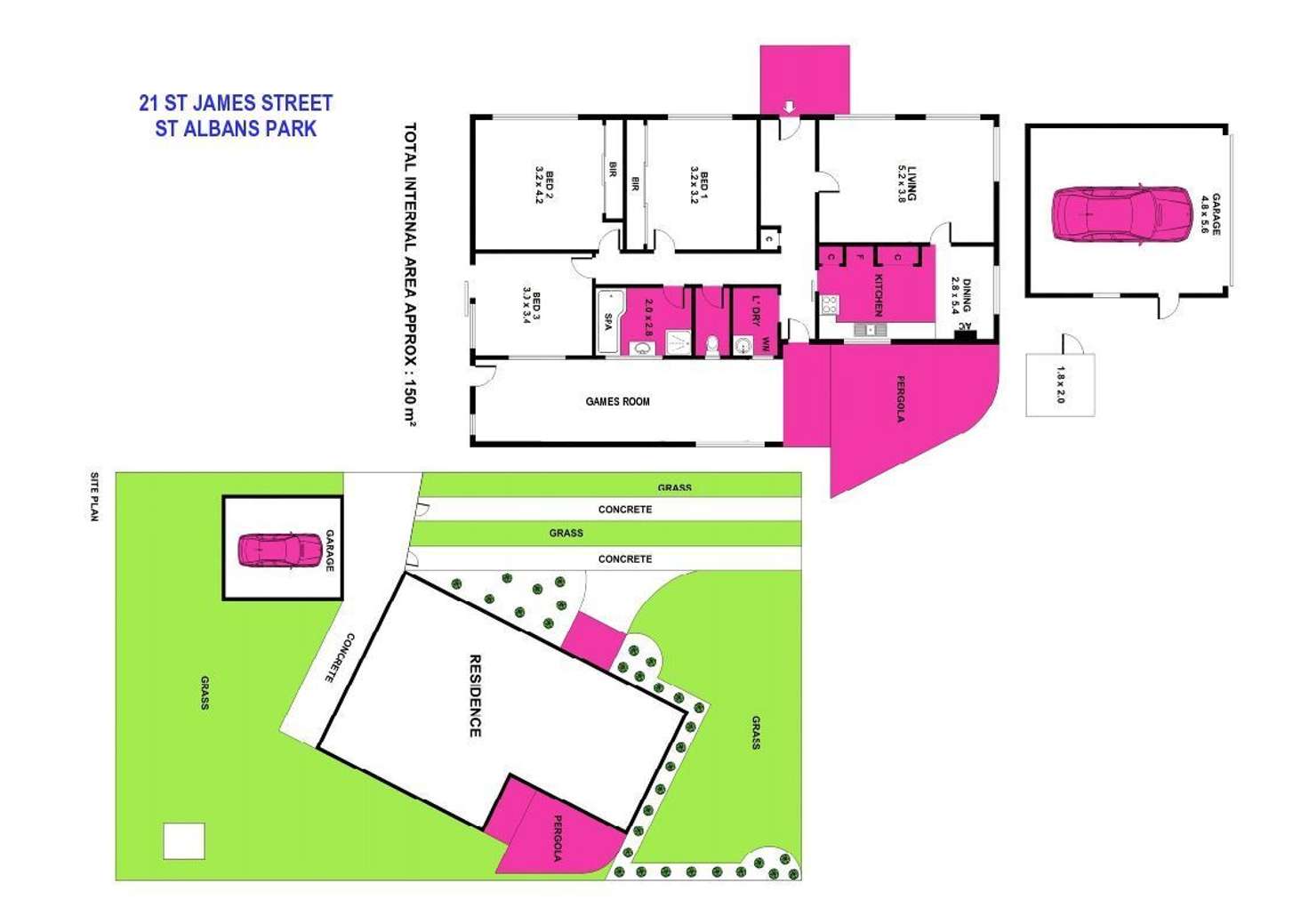 Floorplan of Homely house listing, 21 St James Street, St Albans Park VIC 3219