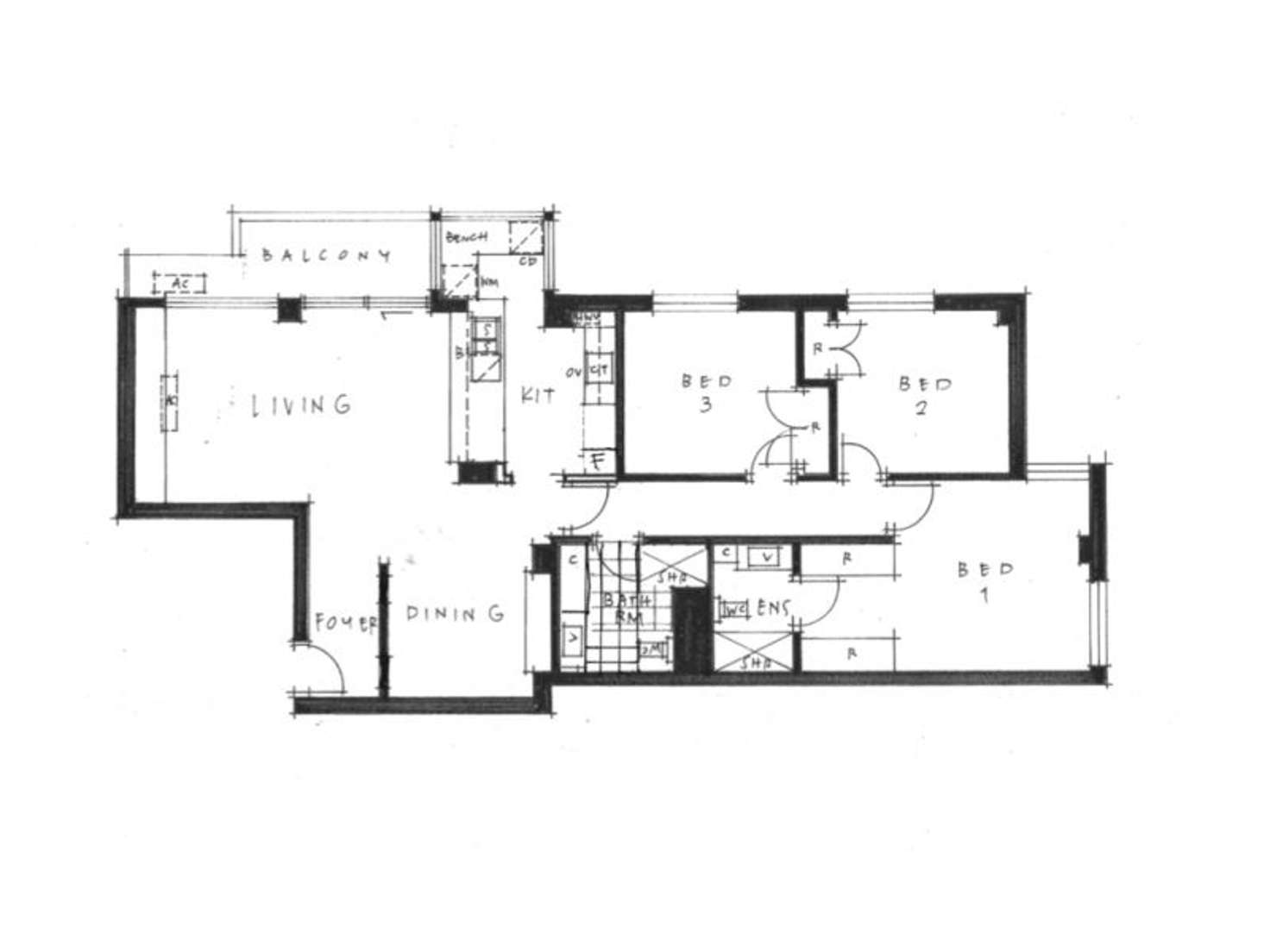 Floorplan of Homely apartment listing, 1/9 Struan Street, Toorak VIC 3142