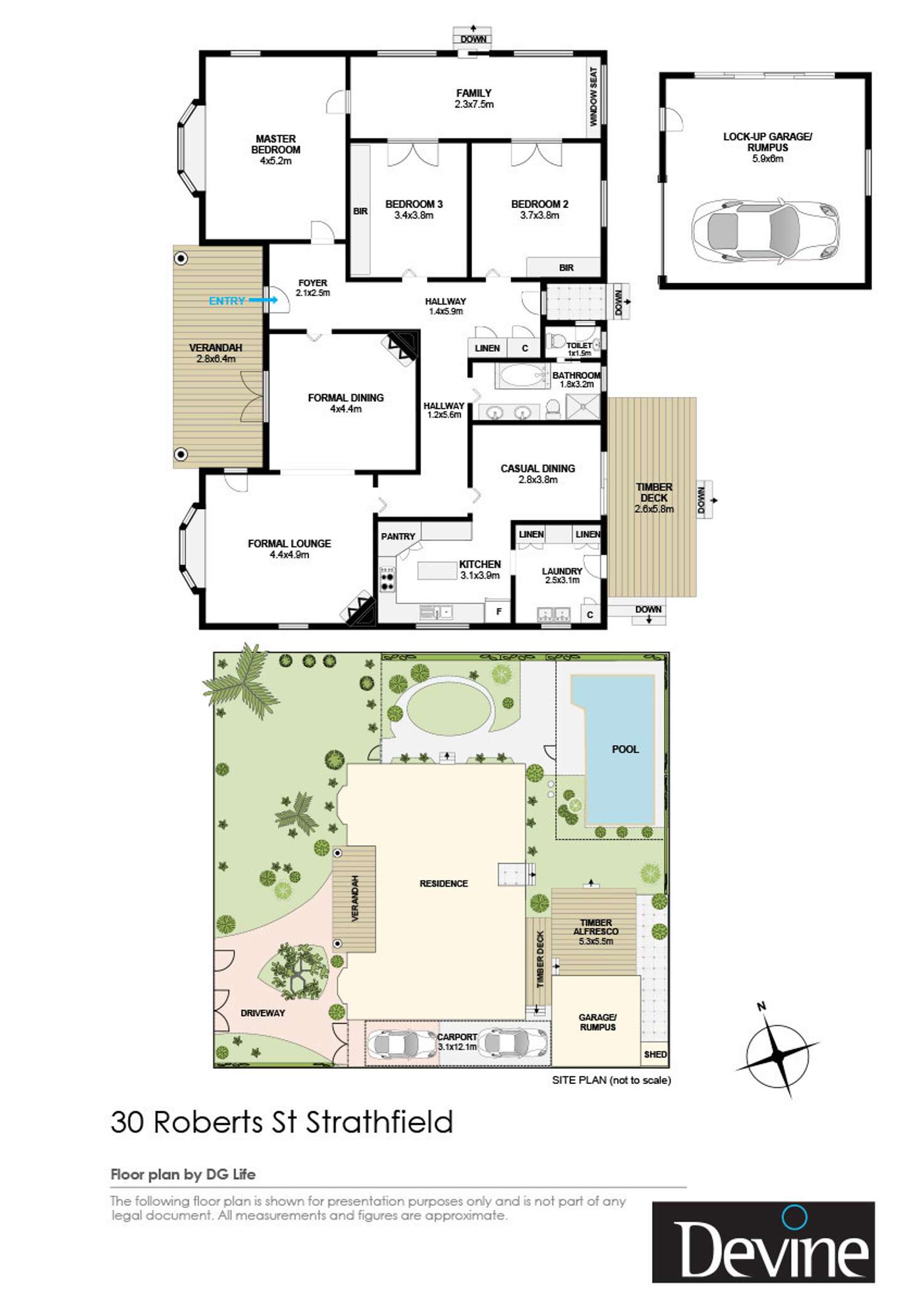 Floorplan of Homely house listing, 30 Roberts Street, Strathfield NSW 2135