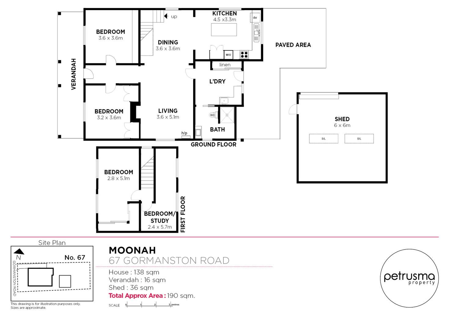 Floorplan of Homely house listing, 67 Gormanston Road, Moonah TAS 7009