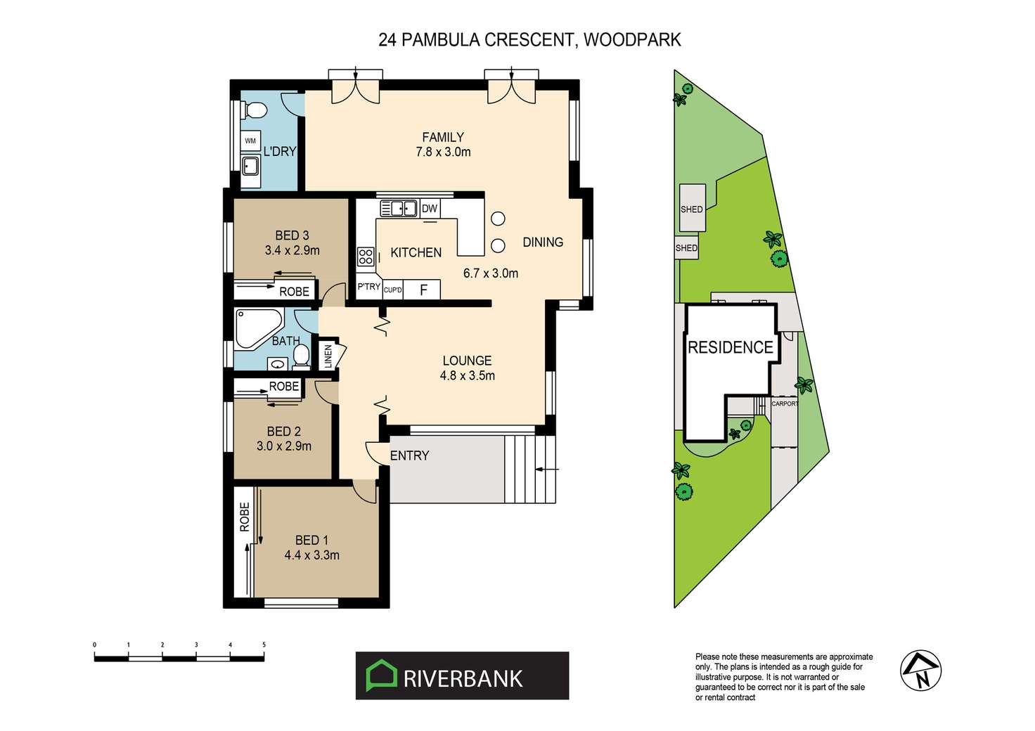 Floorplan of Homely house listing, 24 Pambula Crescent, Woodpark NSW 2164