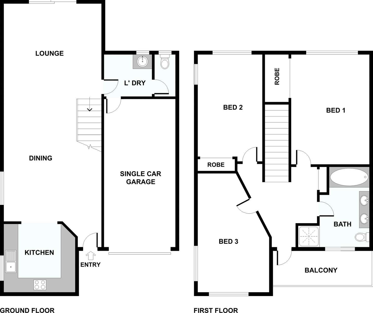 Floorplan of Homely unit listing, 6/7 Smart Street, Waratah NSW 2298