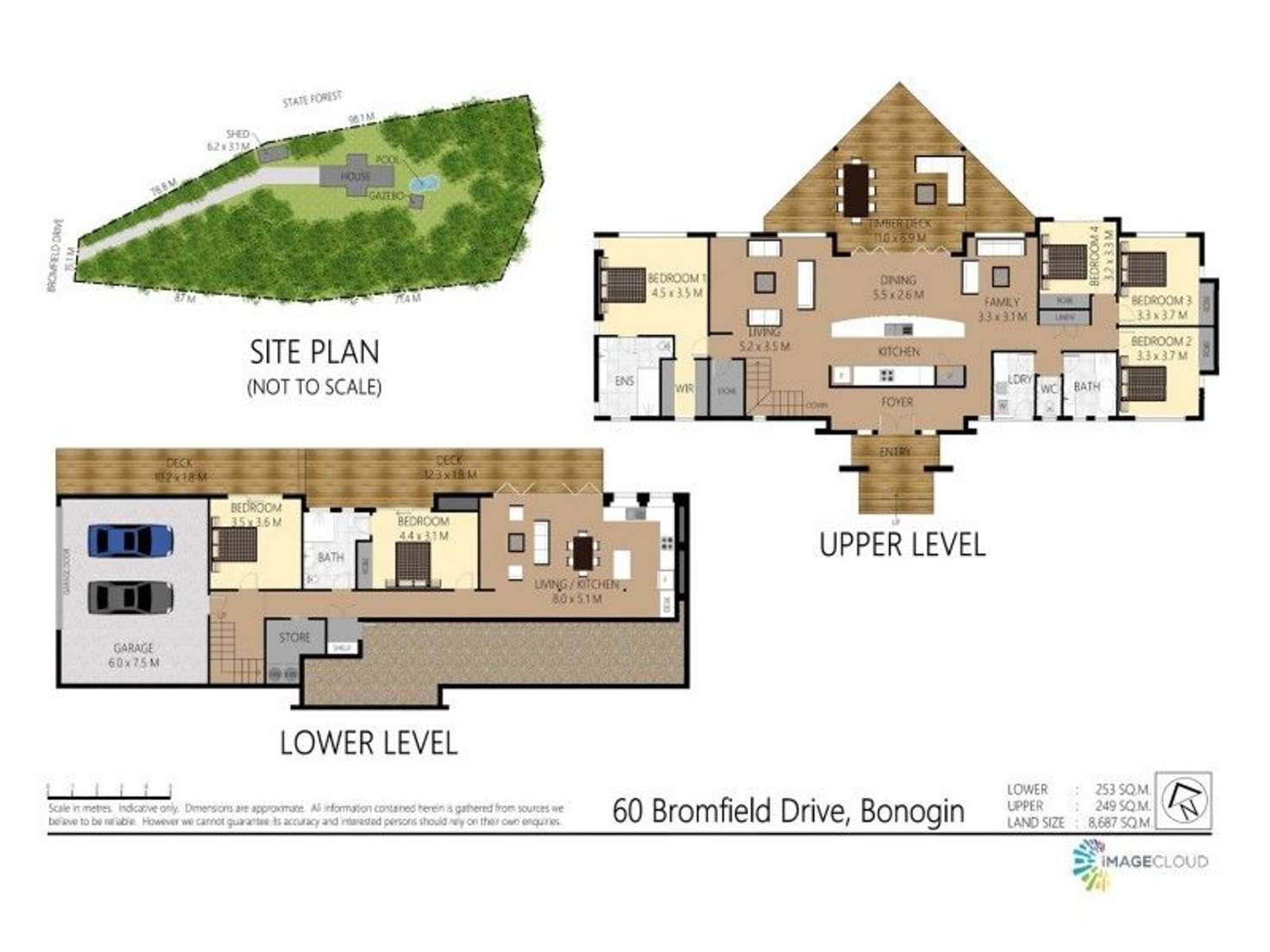 Floorplan of Homely house listing, 60 Bromfield Drive, Bonogin QLD 4213