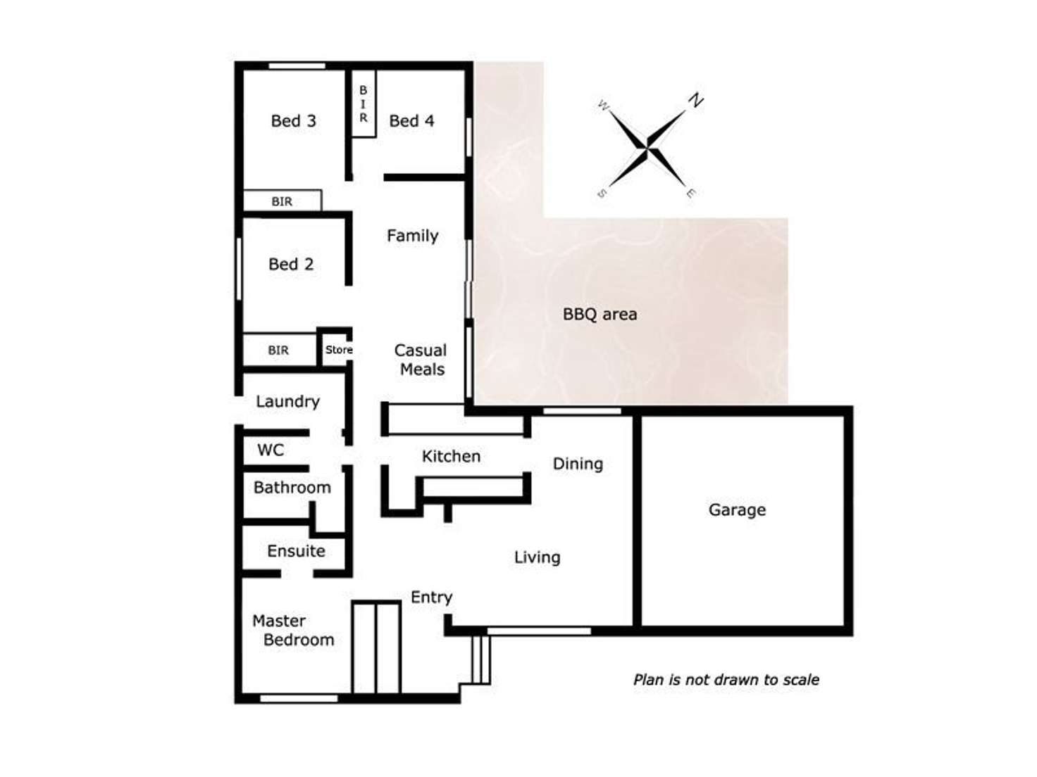 Floorplan of Homely house listing, 33 Shakespeare Crescent, Fraser ACT 2615