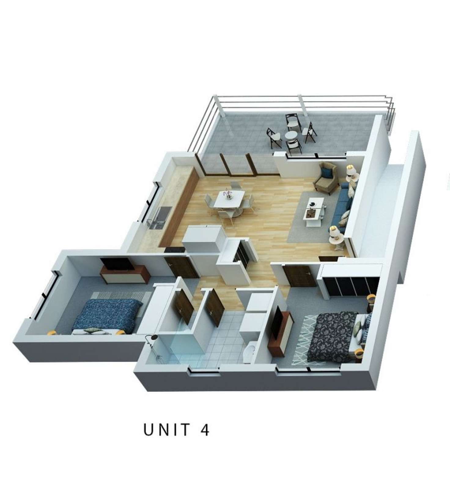 Floorplan of Homely unit listing, 4/4 Beagle Place, Belmont WA 6104