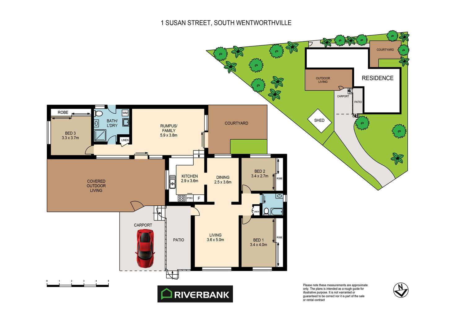 Floorplan of Homely house listing, 1 Susan St, South Wentworthville NSW 2145