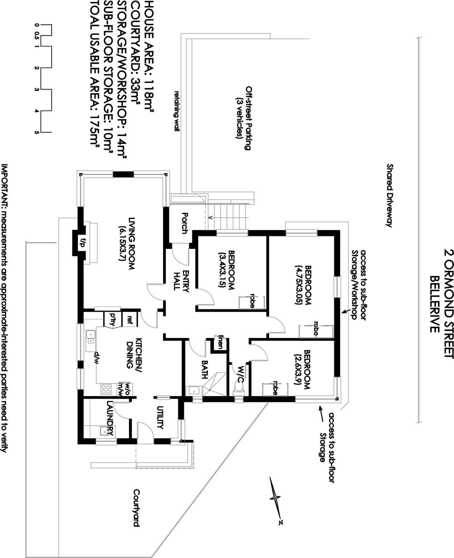 Floorplan of Homely house listing, 2 Ormond Street, Bellerive TAS 7018