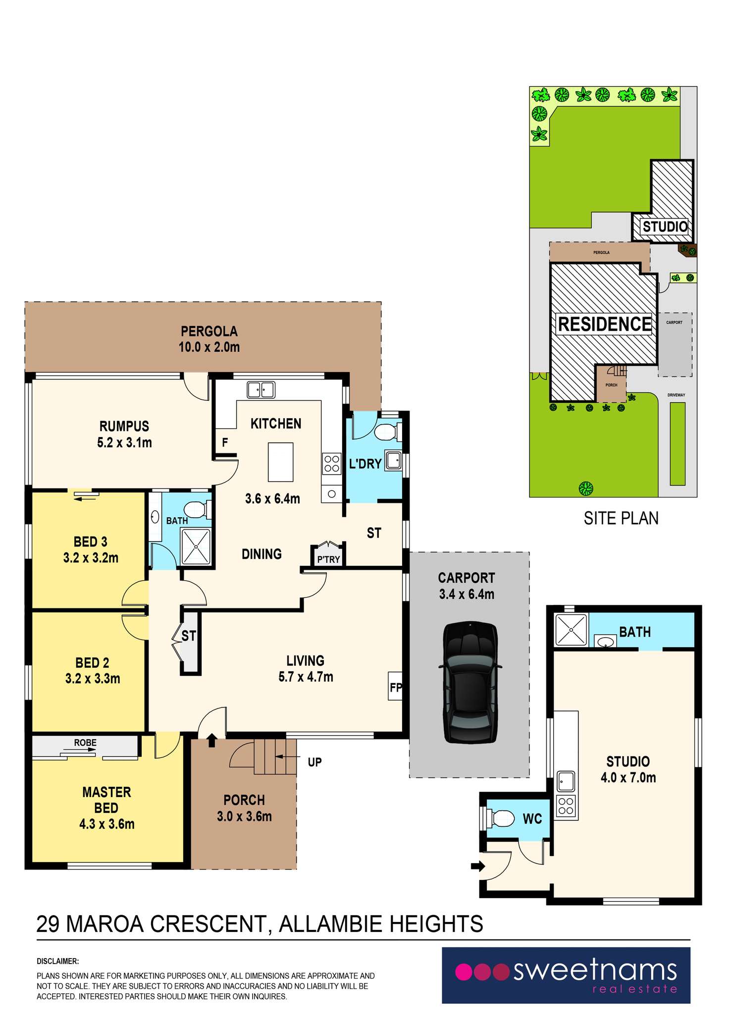 Floorplan of Homely house listing, 29 Maroa Crescent, Allambie Heights NSW 2100