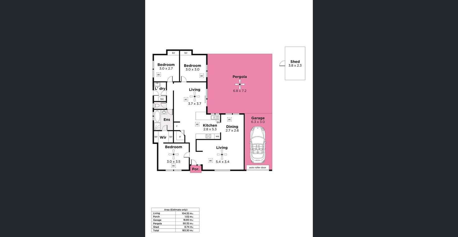 Floorplan of Homely house listing, 26 Coachhouse Drive, Gulfview Heights SA 5096