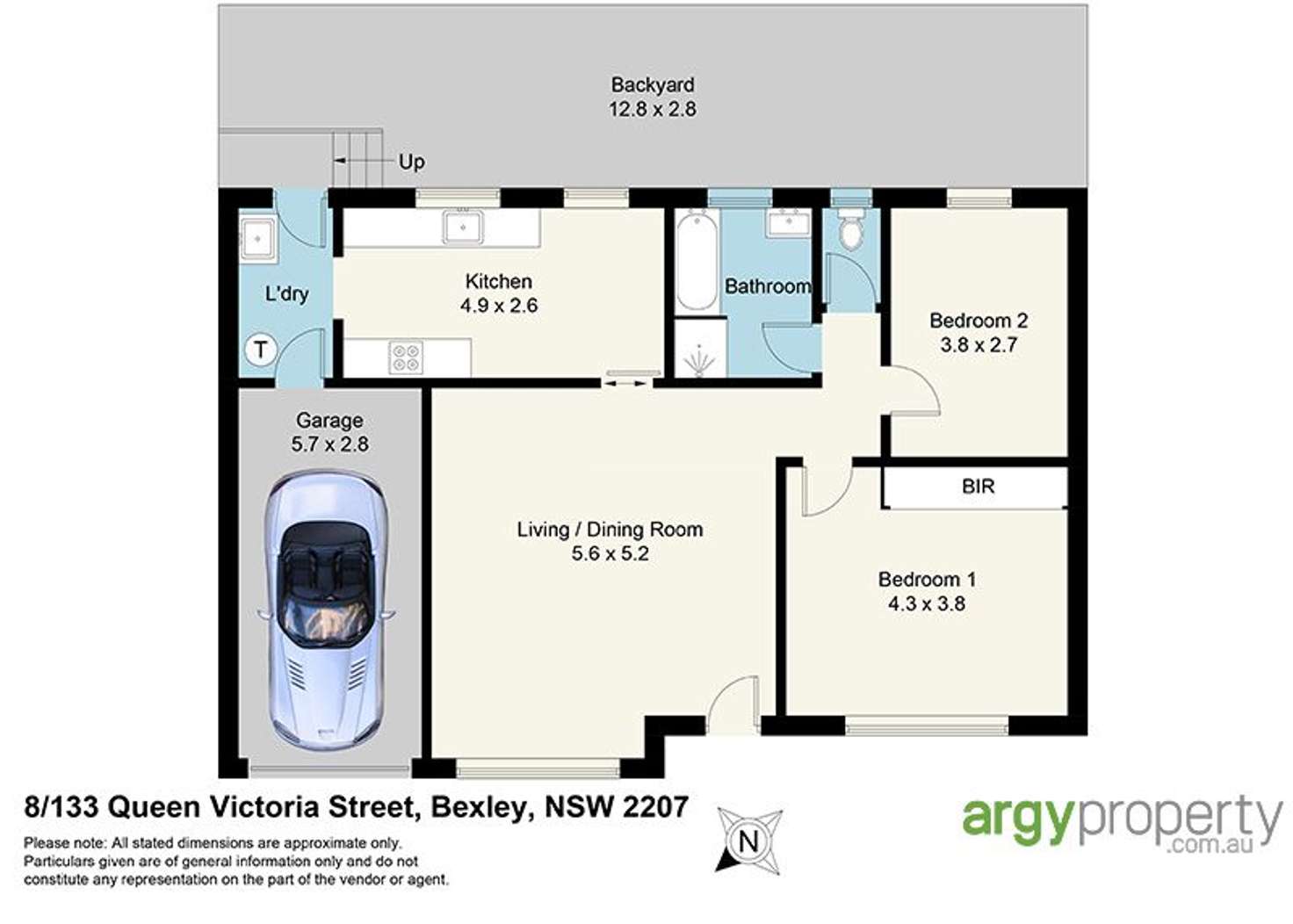 Floorplan of Homely villa listing, 8/133 Queen Victoria Street, Bexley NSW 2207