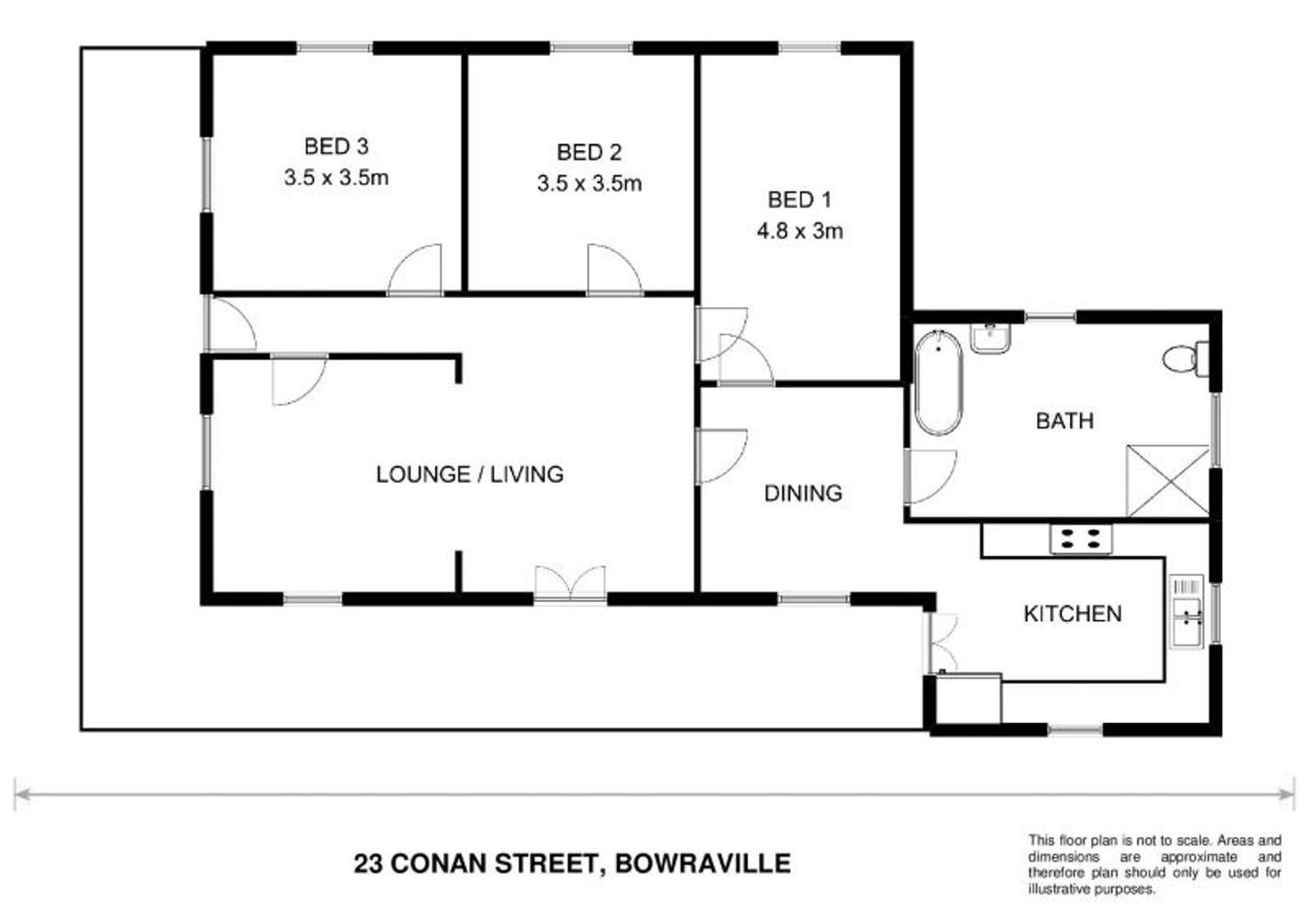 Floorplan of Homely house listing, 21 Conen Street, Bowraville NSW 2449