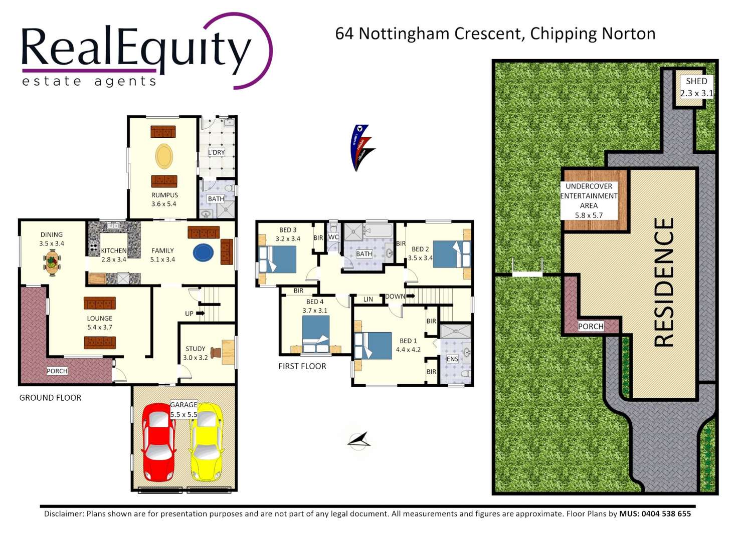 Floorplan of Homely house listing, 64 Nottingham Crescent, Chipping Norton NSW 2170