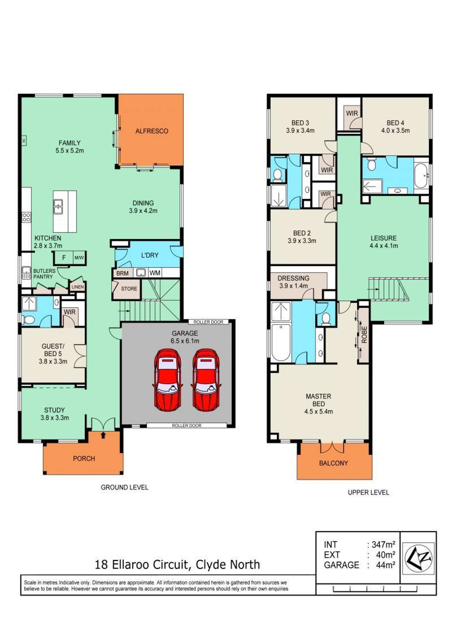 Floorplan of Homely house listing, 18 Ellaroo Circuit, Clyde North VIC 3978