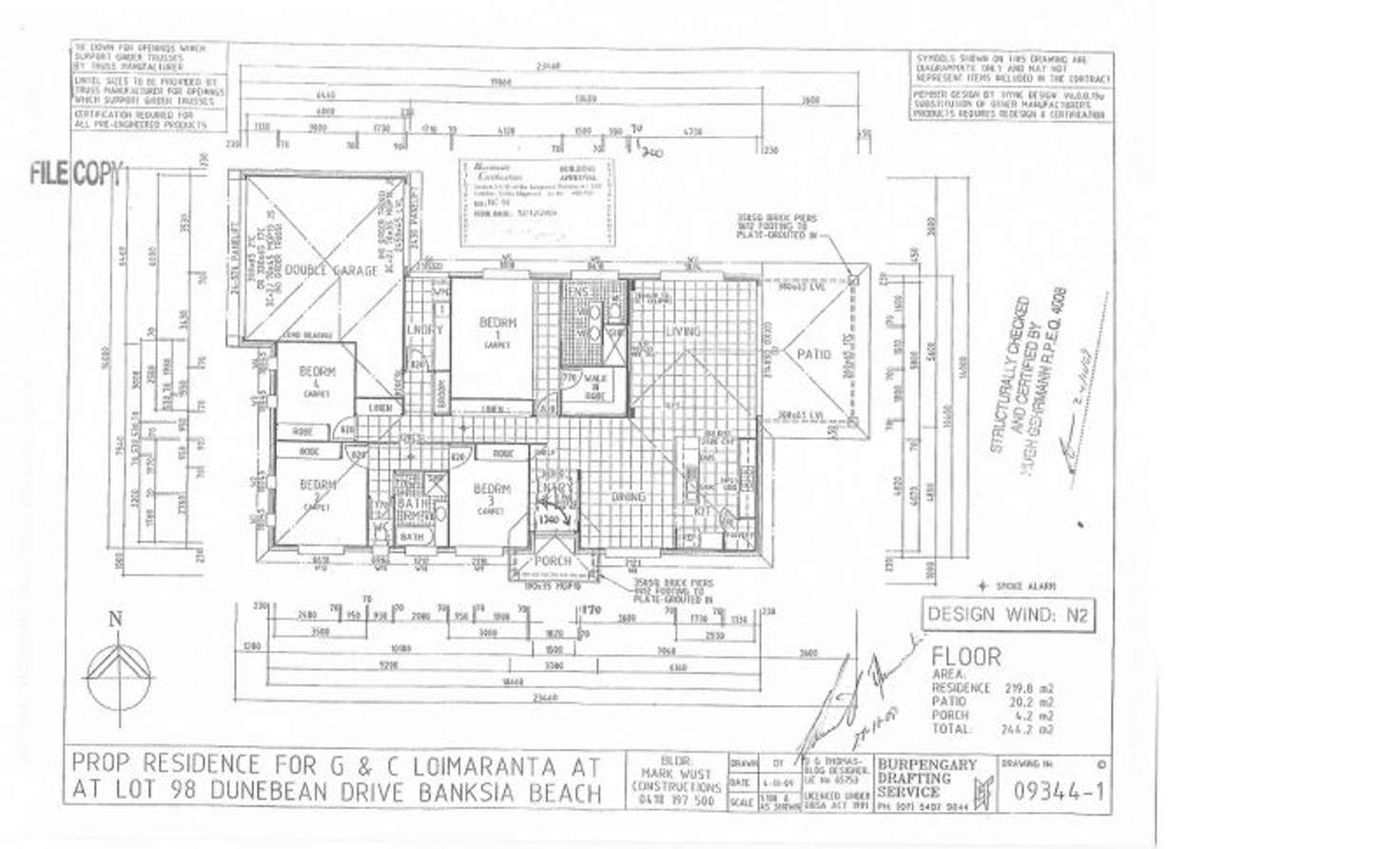 Floorplan of Homely house listing, 22 Dunebean Drive, Banksia Beach QLD 4507