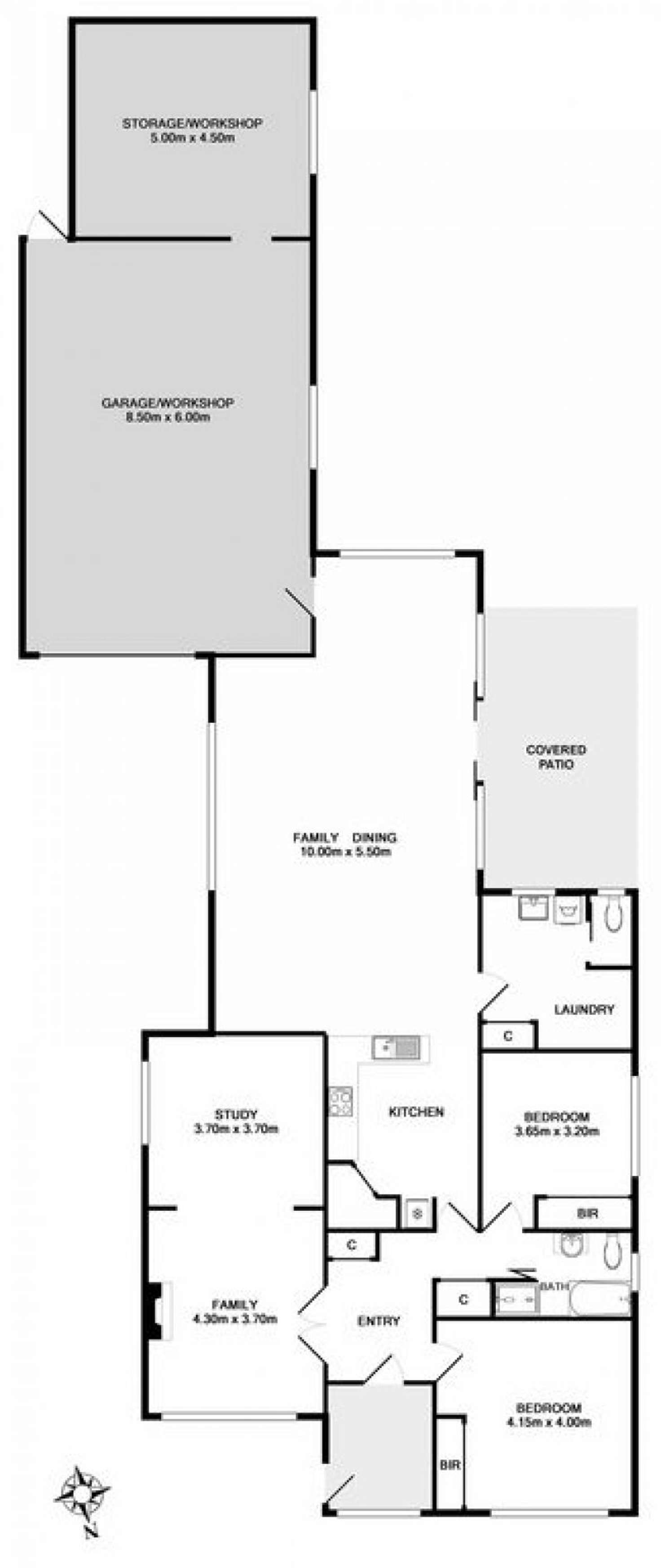 Floorplan of Homely house listing, 46 Turner Road, Highett VIC 3190