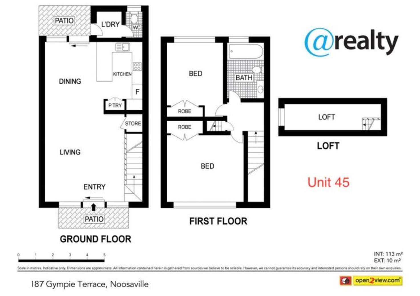 Floorplan of Homely villa listing, 45/187 Gympie Terrace, Noosaville QLD 4566