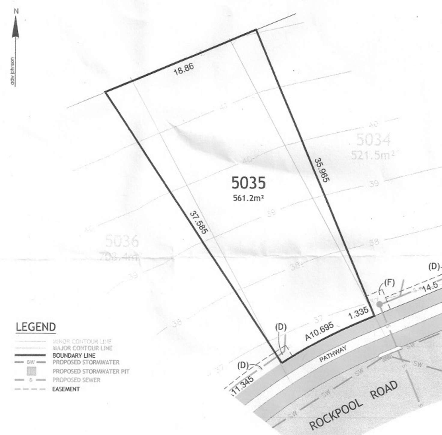 Floorplan of Homely residentialLand listing, 36 Rockpool Road, Catherine Hill Bay NSW 2281