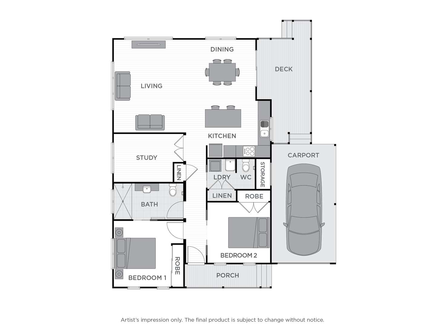 Floorplan of Homely retirement listing, 48/1 Norman Street, Lake Conjola NSW 2539