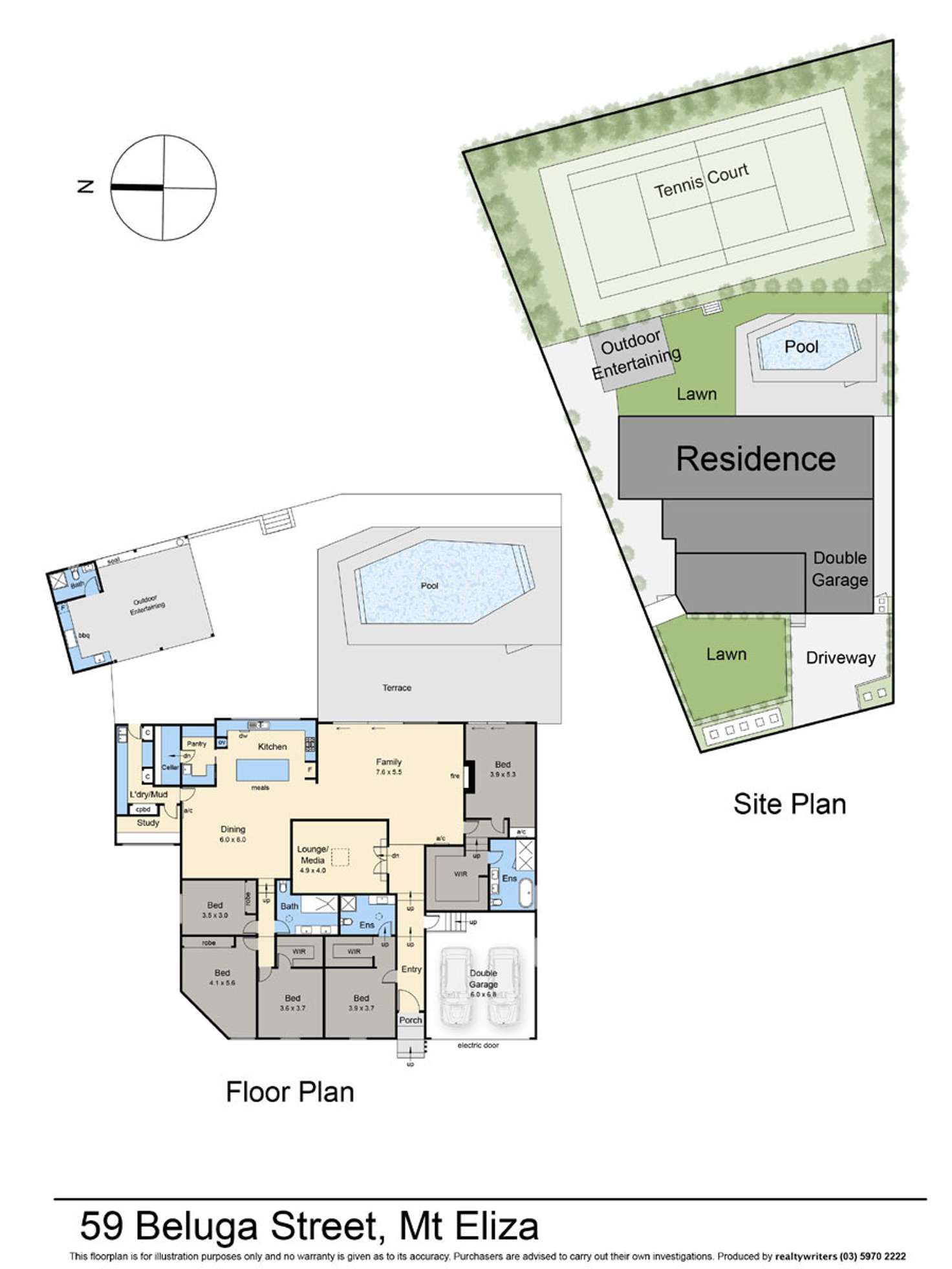 Floorplan of Homely house listing, 59 Beluga Street, Mount Eliza VIC 3930