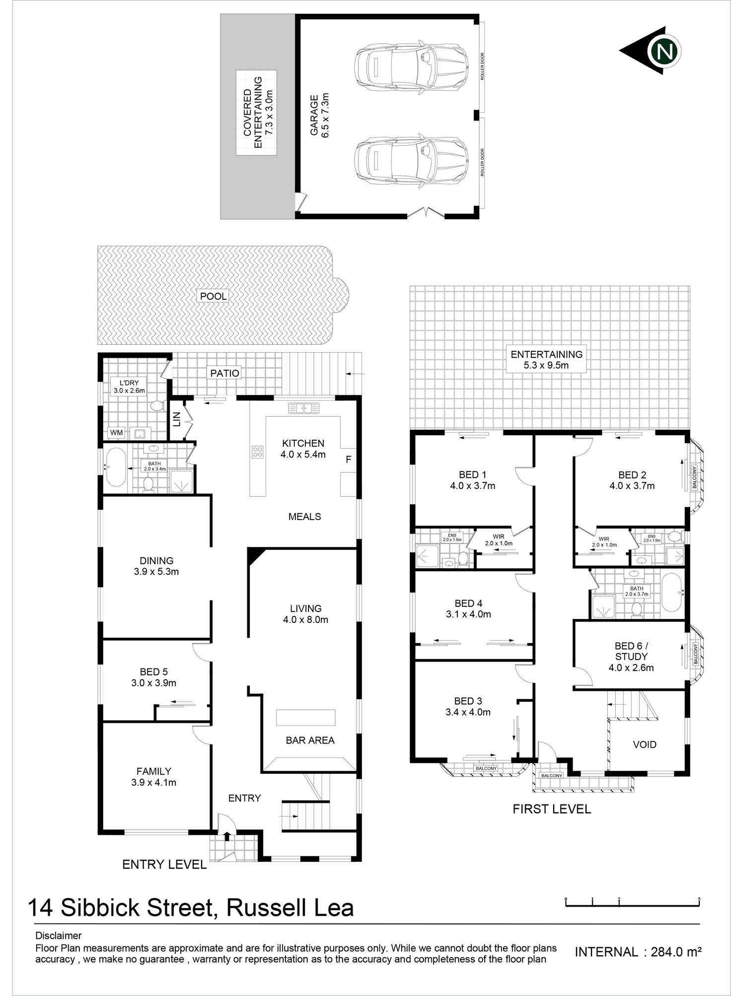 Floorplan of Homely house listing, 14 Sibbick Street, Russell Lea NSW 2046