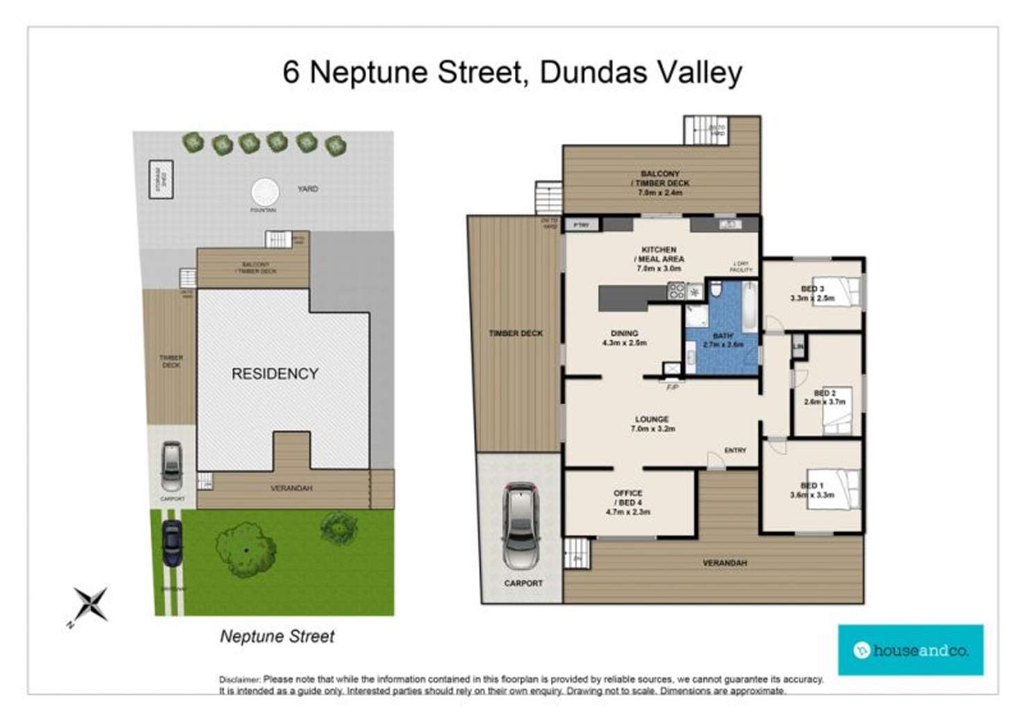 Floorplan of Homely house listing, 6 Neptune Street, Dundas Valley NSW 2117