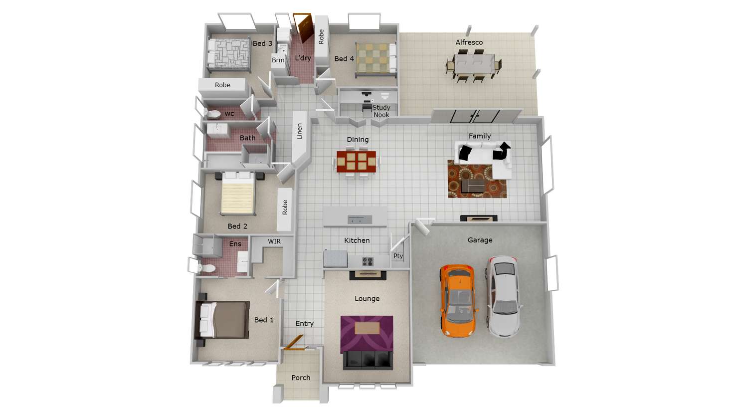 Floorplan of Homely house listing, 39 Bradman Drive, Boorooma NSW 2650