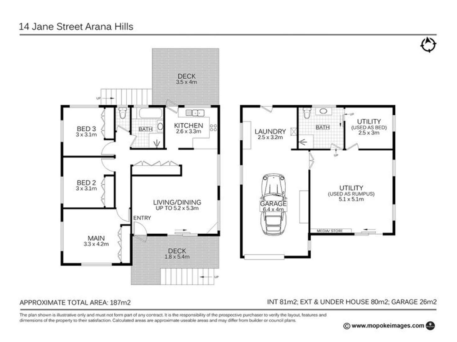Floorplan of Homely house listing, 14 Jane Street, Arana Hills QLD 4054
