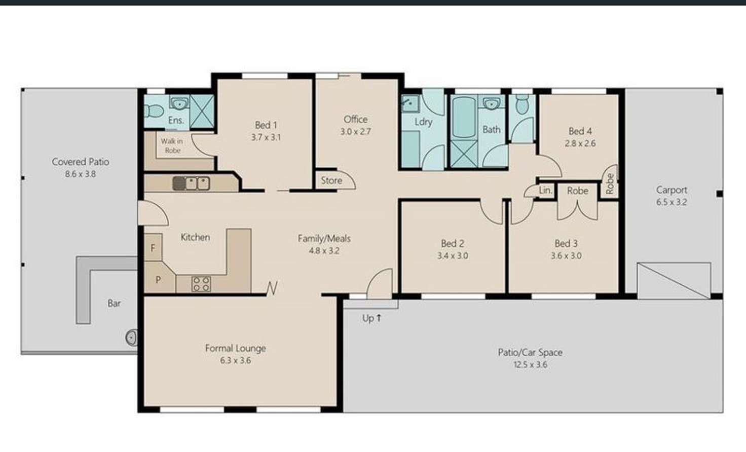 Floorplan of Homely house listing, 4 Parkland Ave, Browns Plains QLD 4118