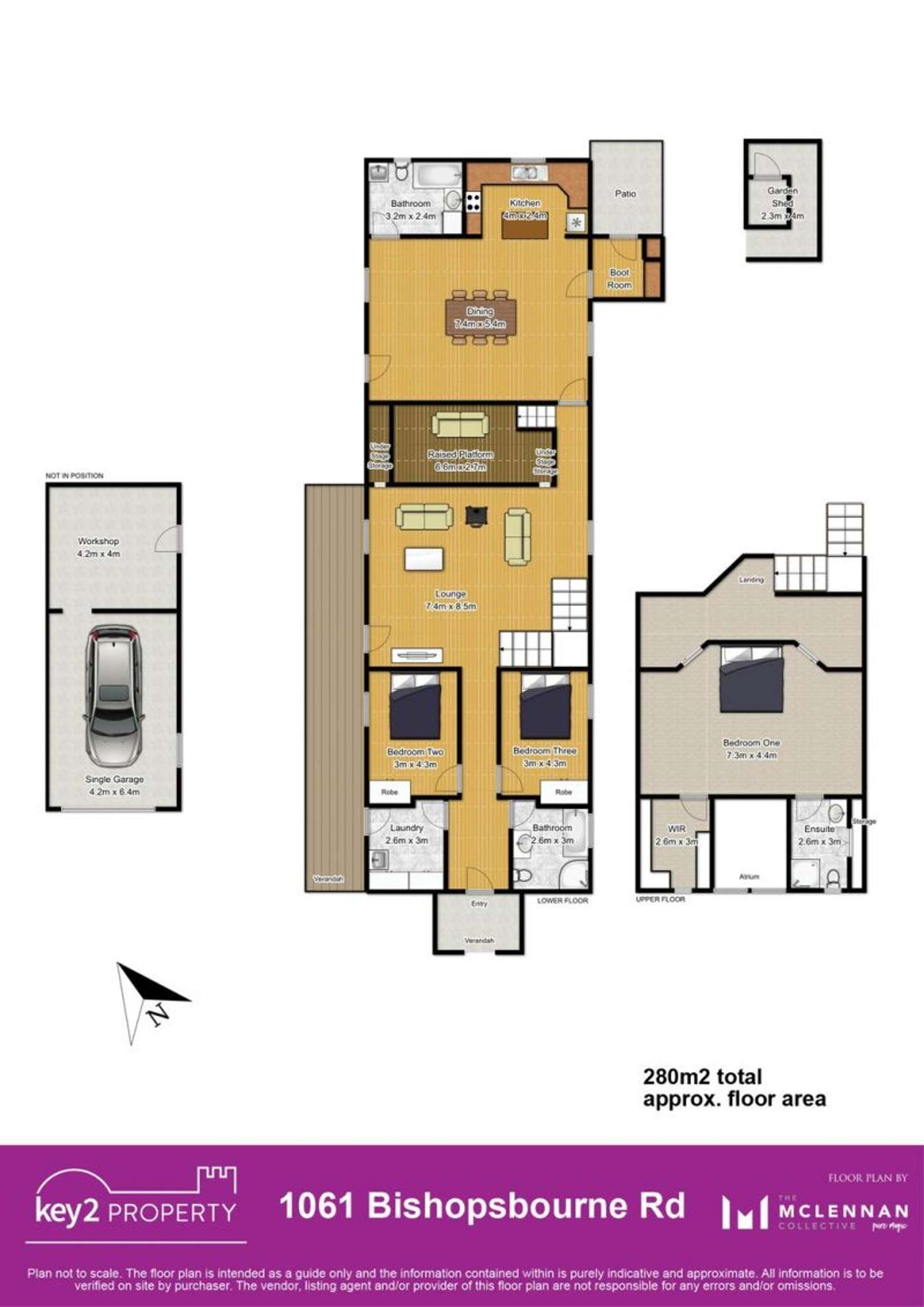 Floorplan of Homely house listing, 1061 Bishopsbourne Road, Bishopsbourne TAS 7301