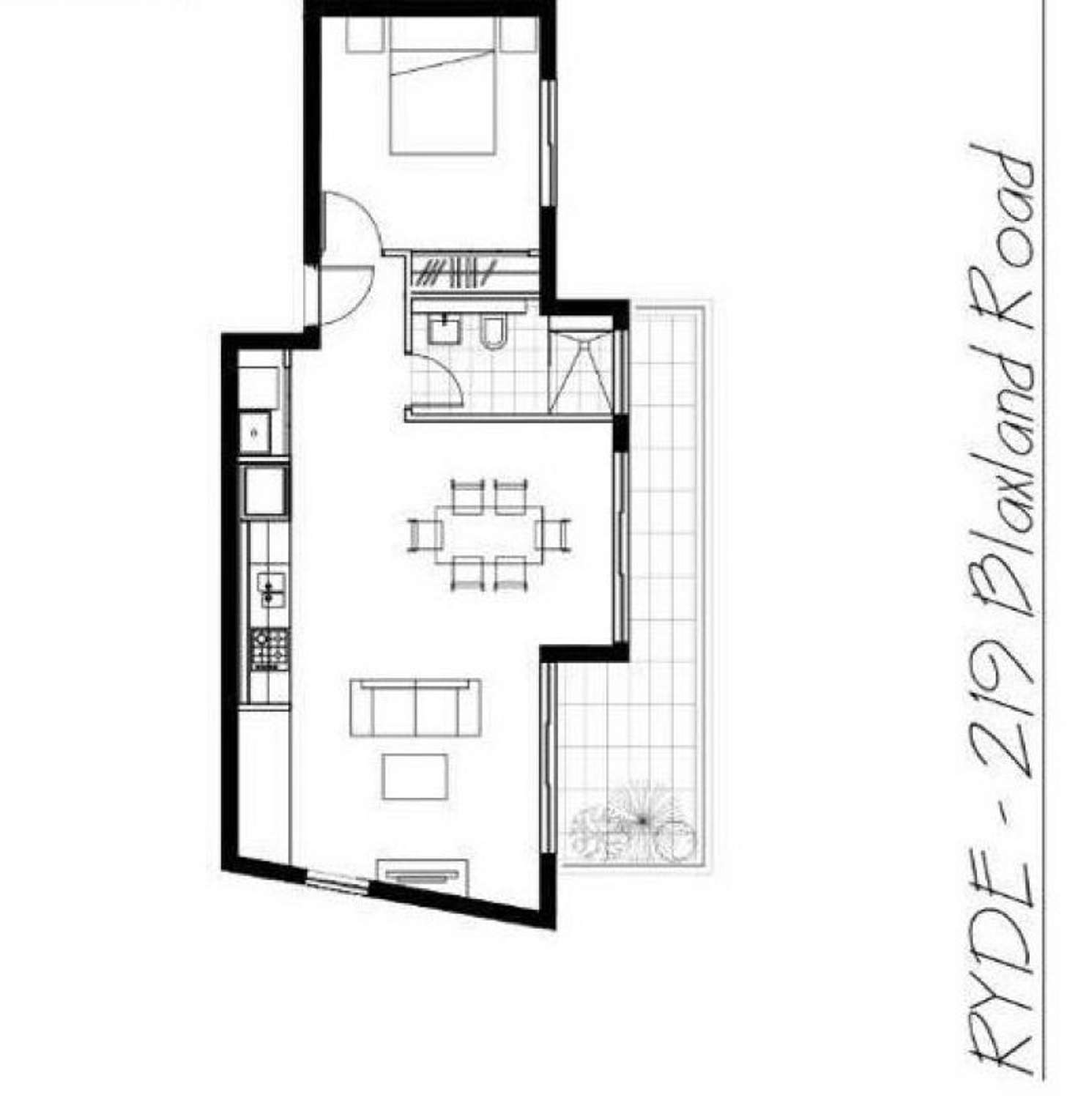 Floorplan of Homely apartment listing, 1158/219 Blaxland Rd, Ryde NSW 2112