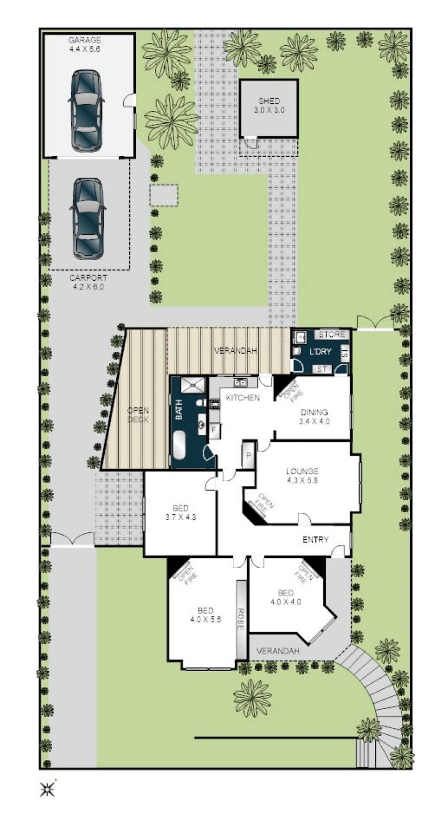 Floorplan of Homely house listing, 86 High Street, Belmont VIC 3216